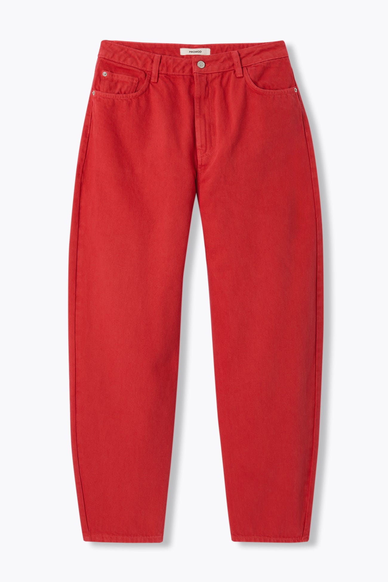 Pantalon barrel en toile Femme