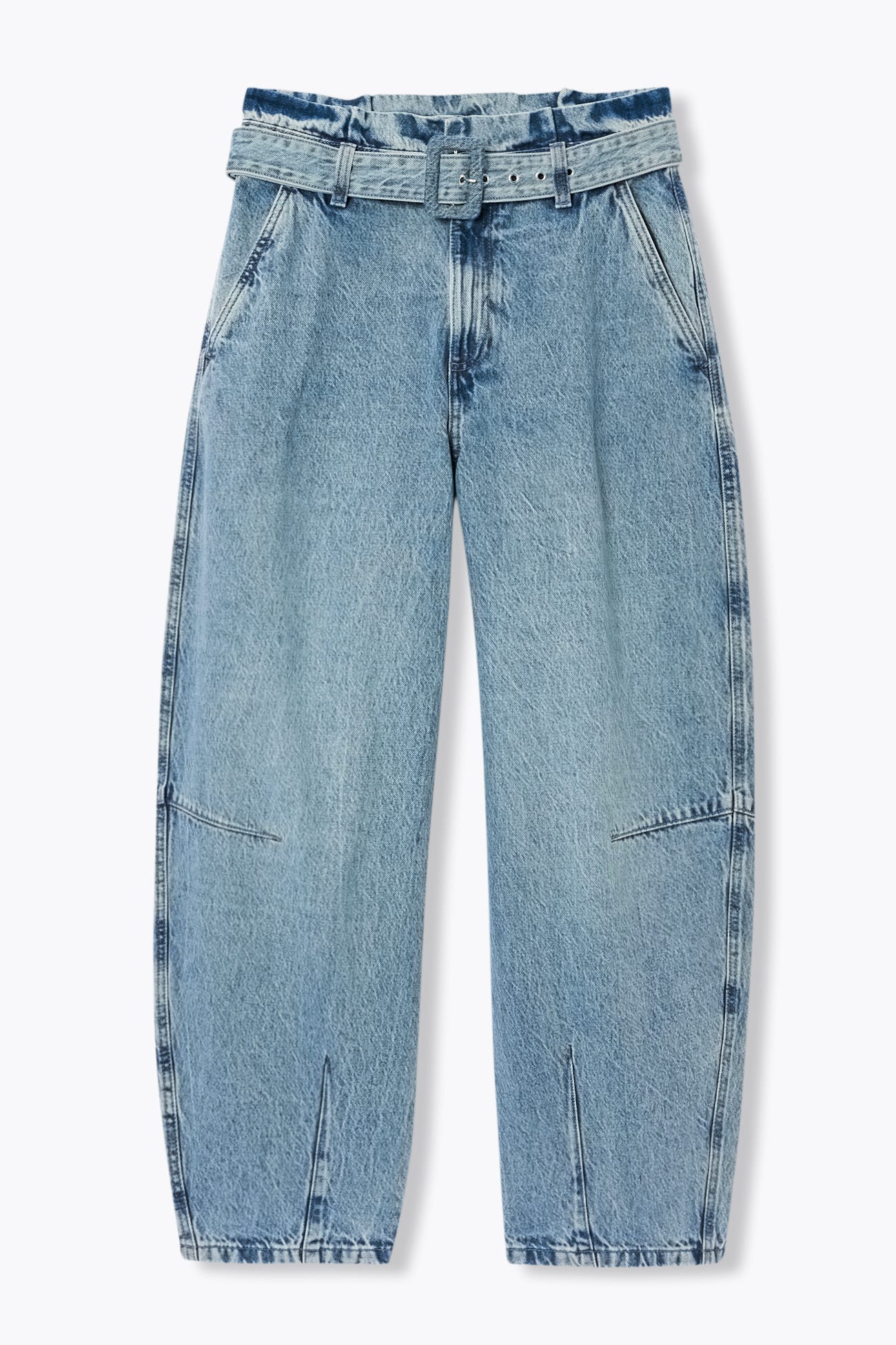 High Waist-Paperbag-Jeans