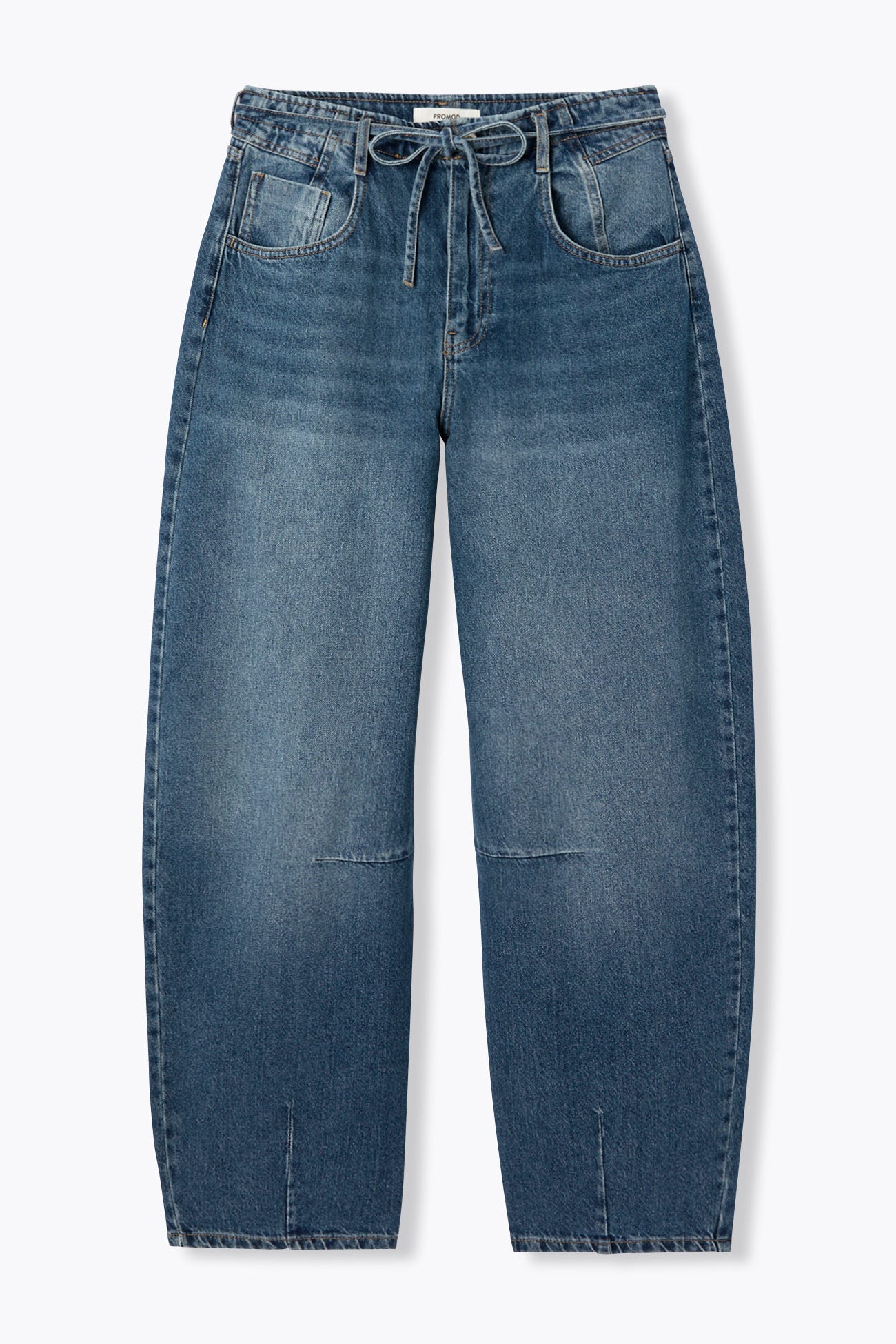 Jean balloon taille haute