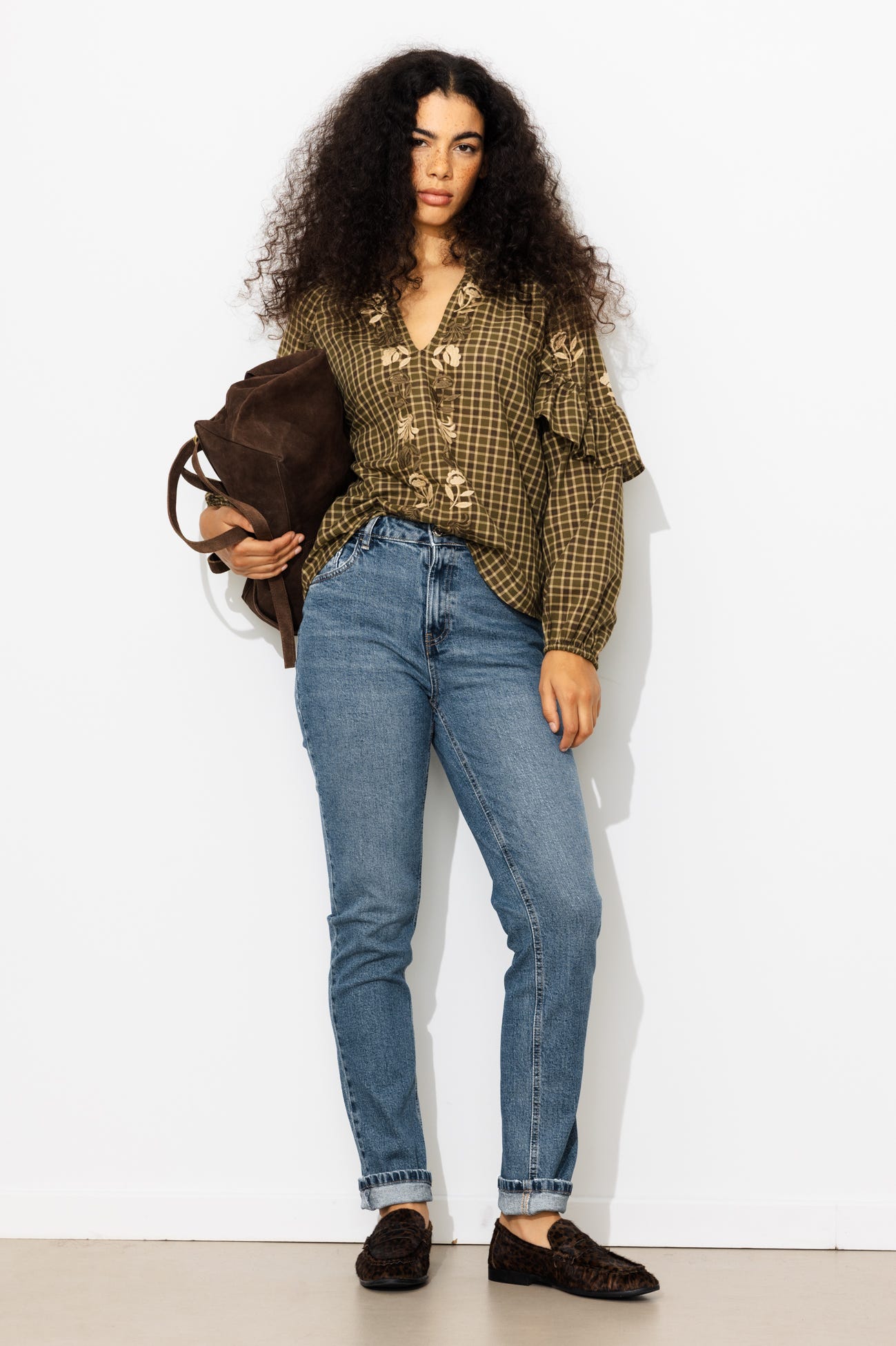 Halbhohe Slimjeans