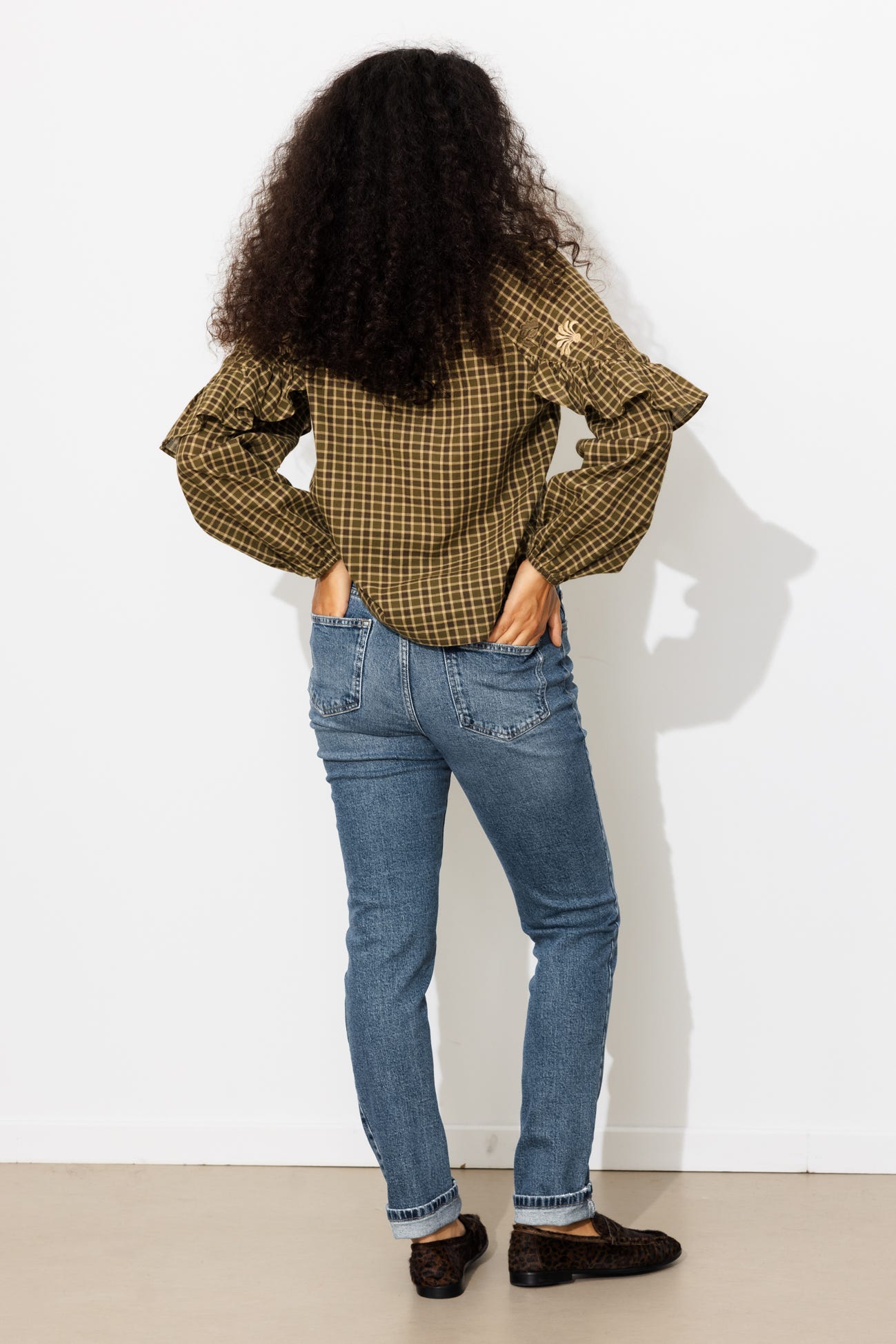 Halbhohe Slimjeans