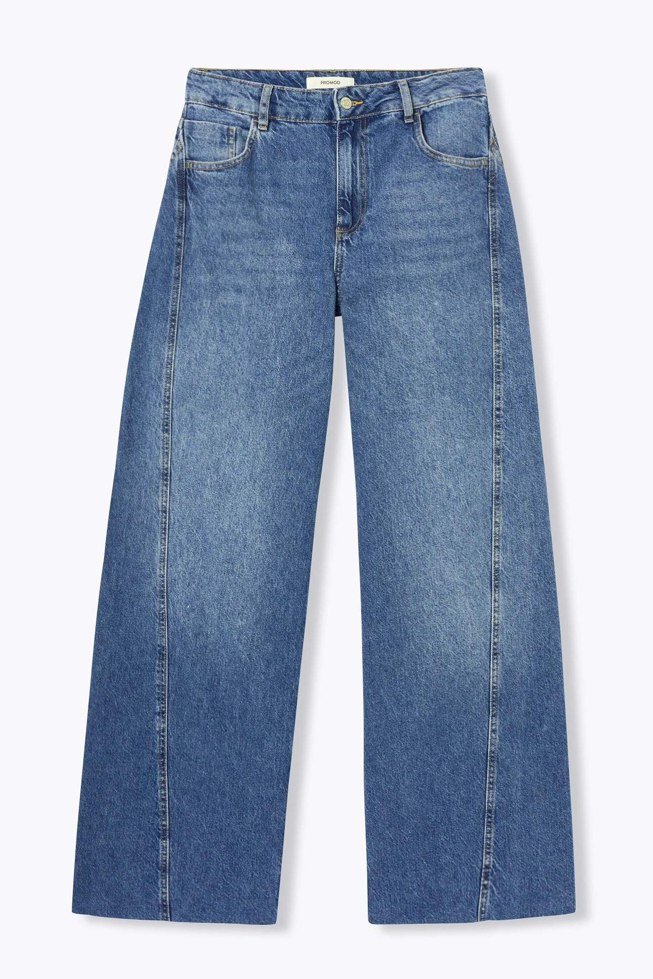 Jean large taille haute