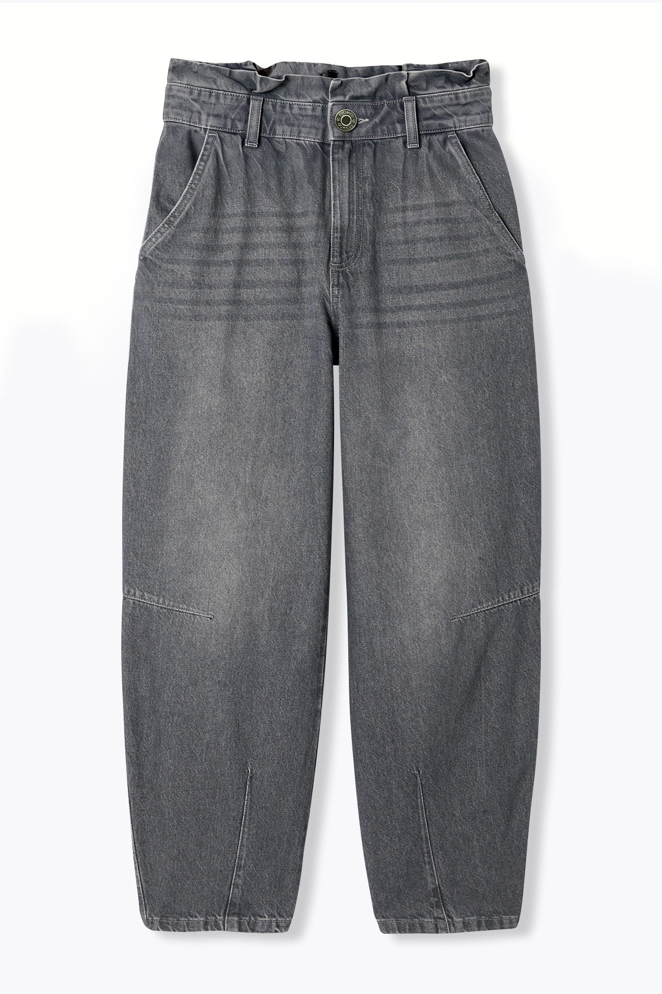 Jeans paperbag vita alta