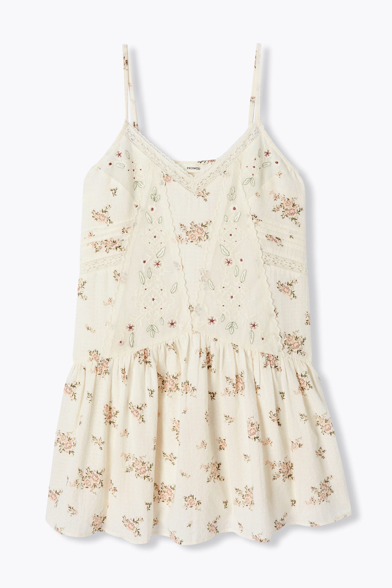 Robe courte fleurie Femme