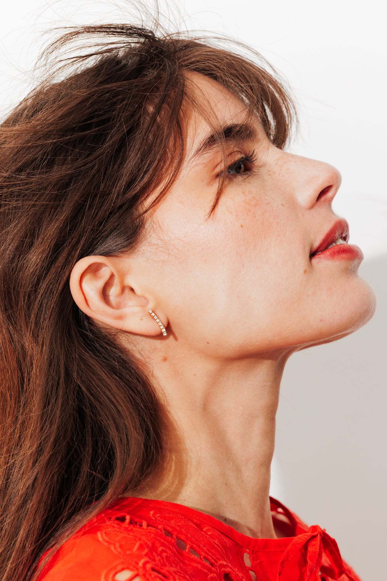 Boucles d'oreilles strassées