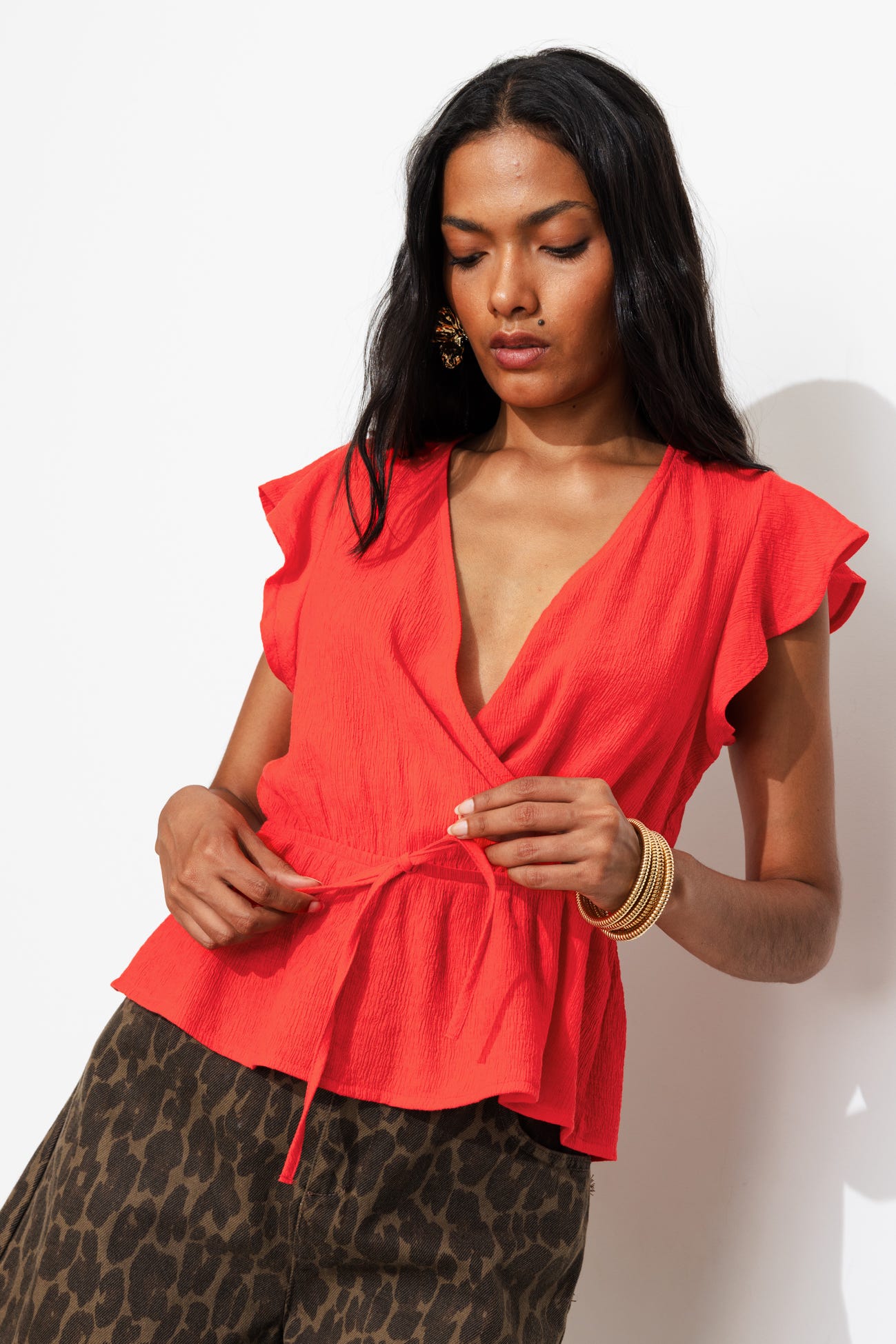 Blouse manches courtes Femme