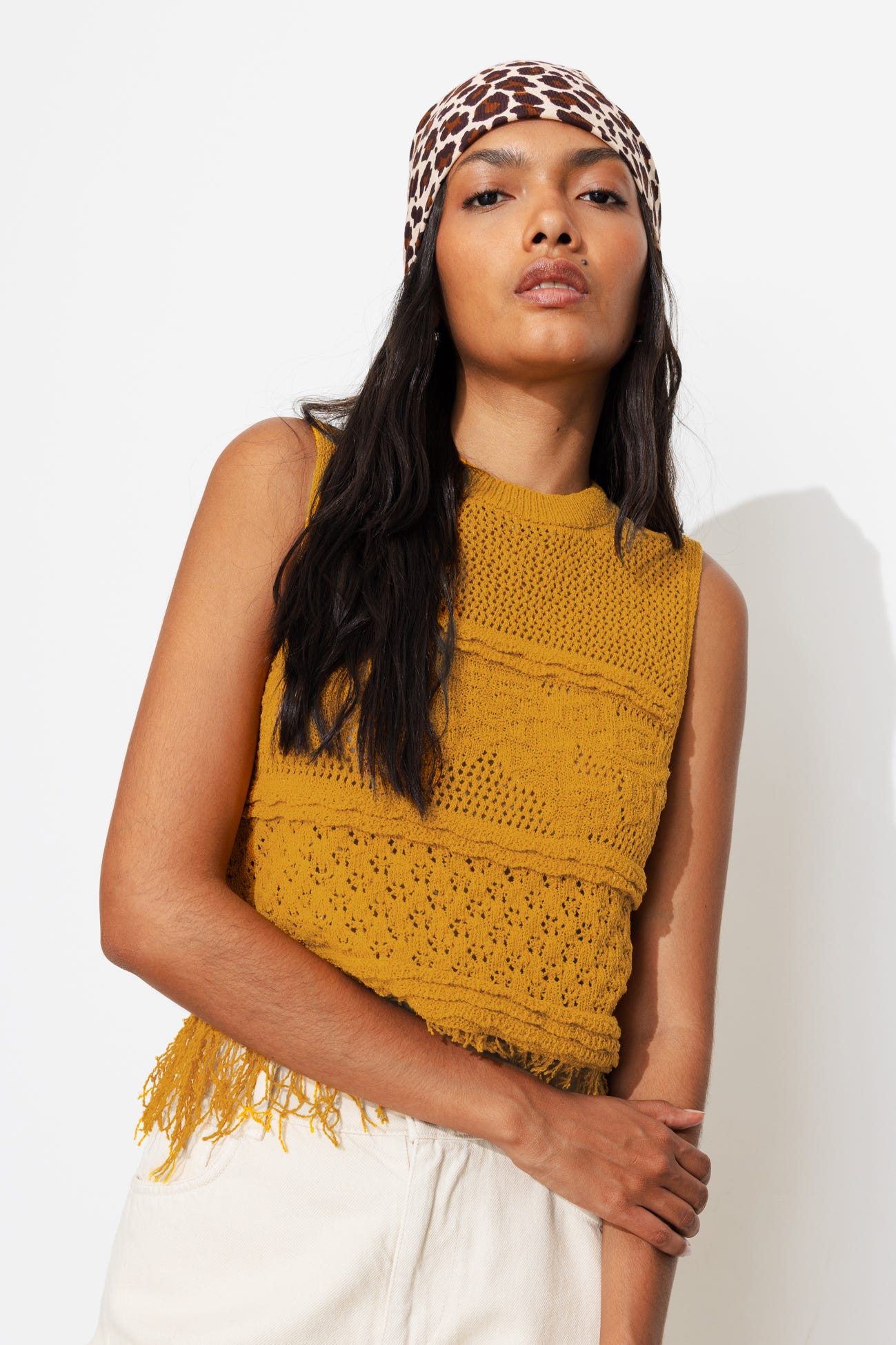 Stricktop mit Ajourmuster