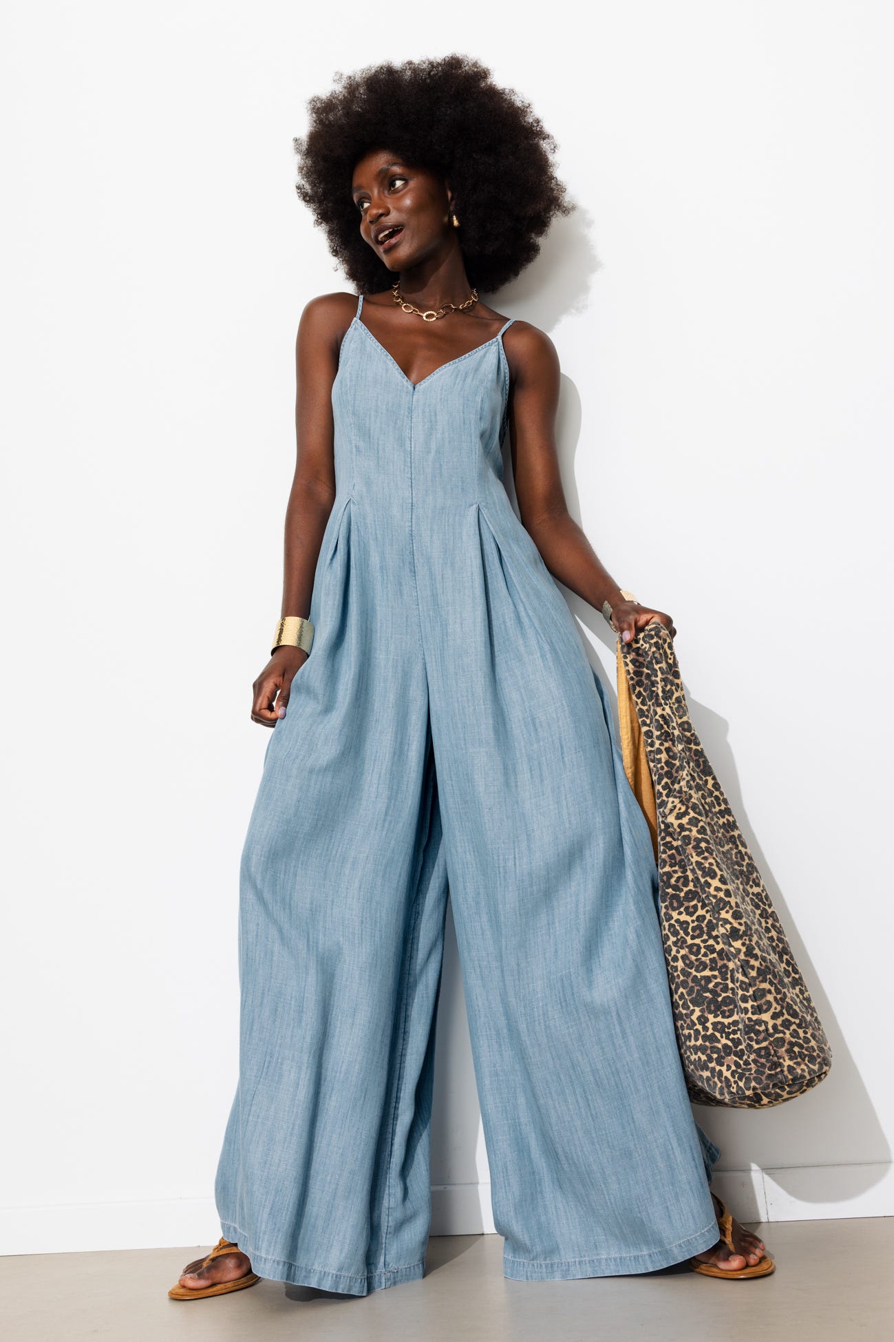 Jumpsuit aus Lyocell