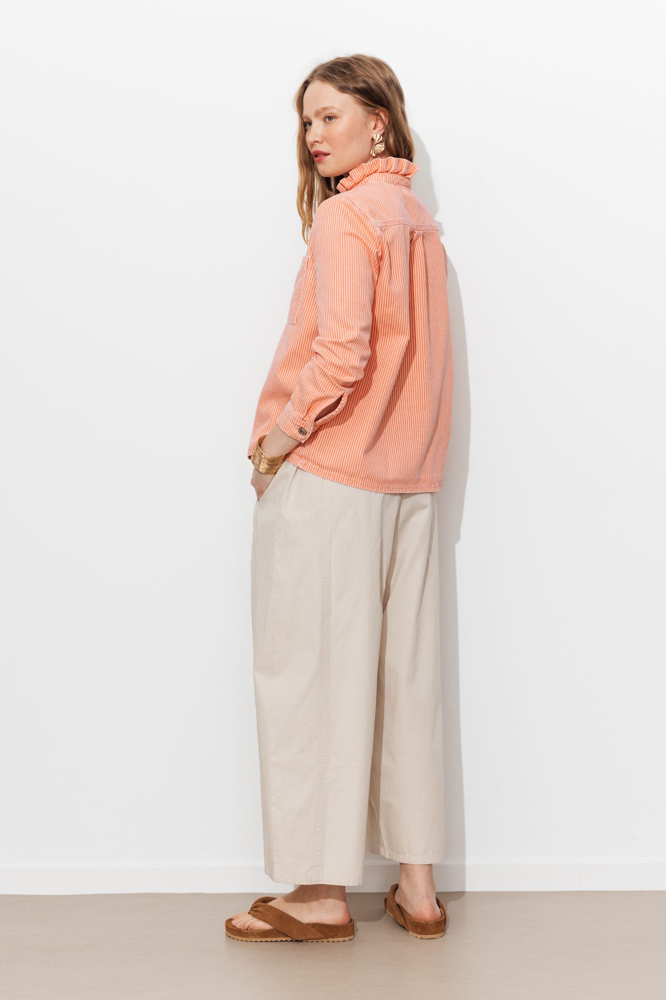 Koszula overshirt w panterkę