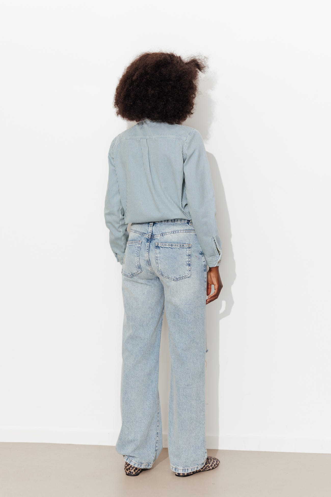 Overshirt da donna in tela