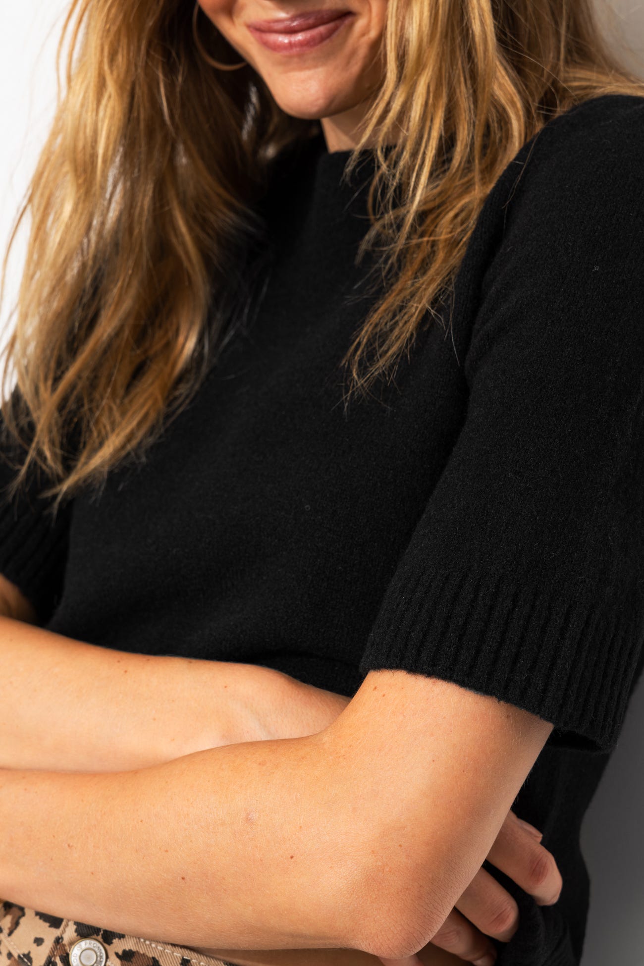 Pull manches courtes Femme