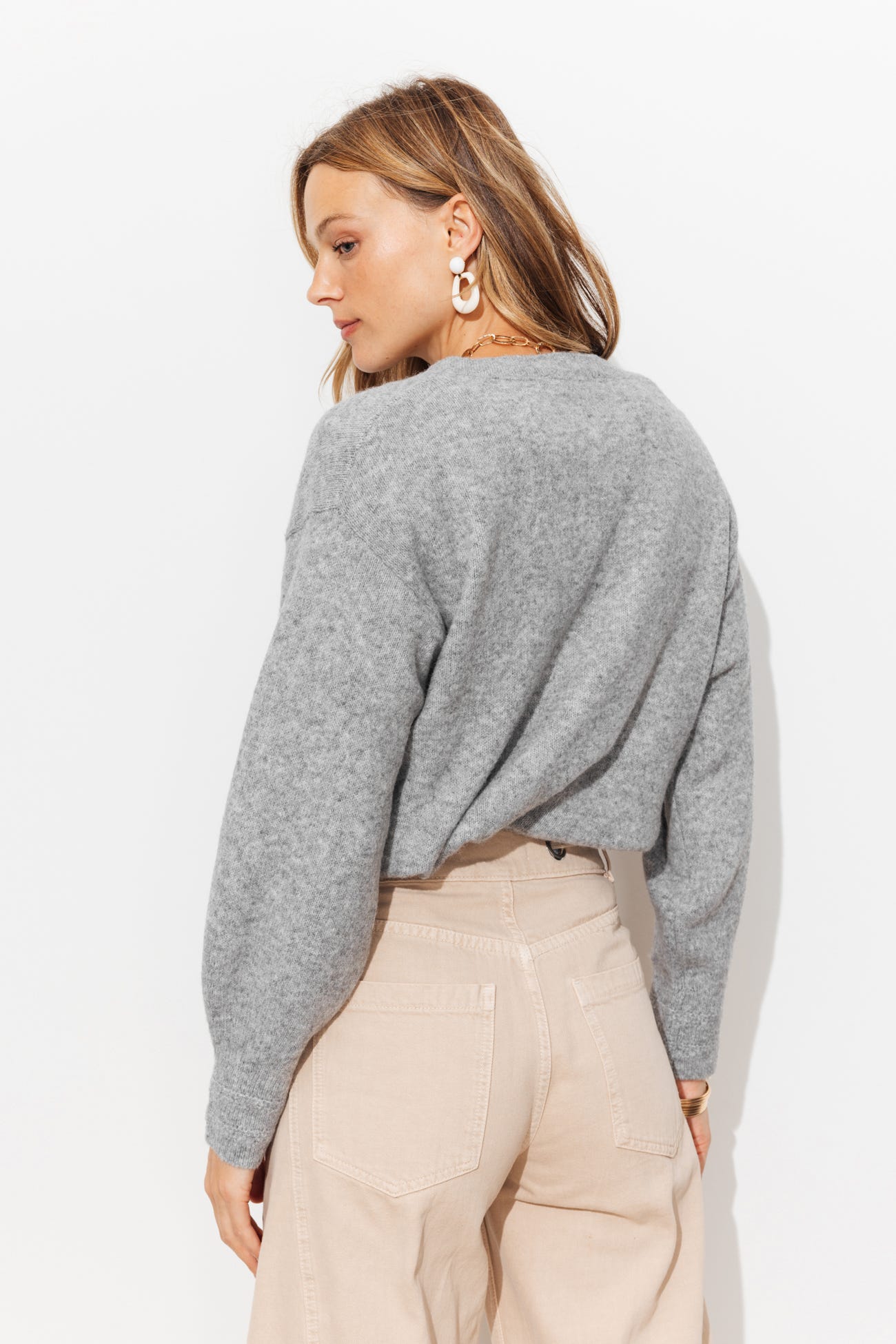 Cardigan with wool 