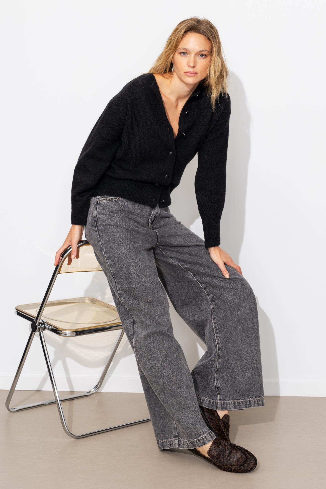Cardigan enrichi en laine