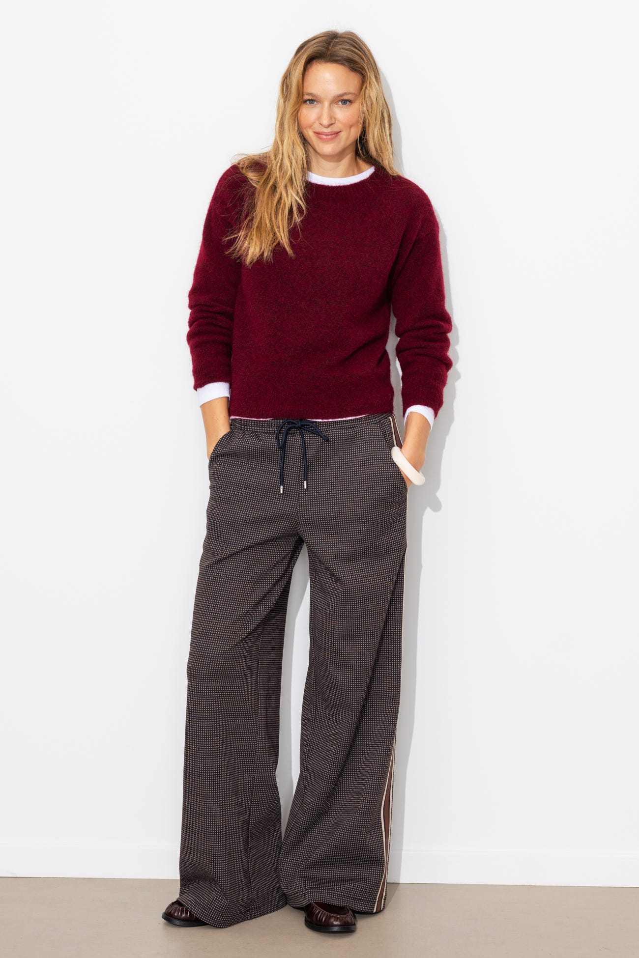Pull col rond Femme