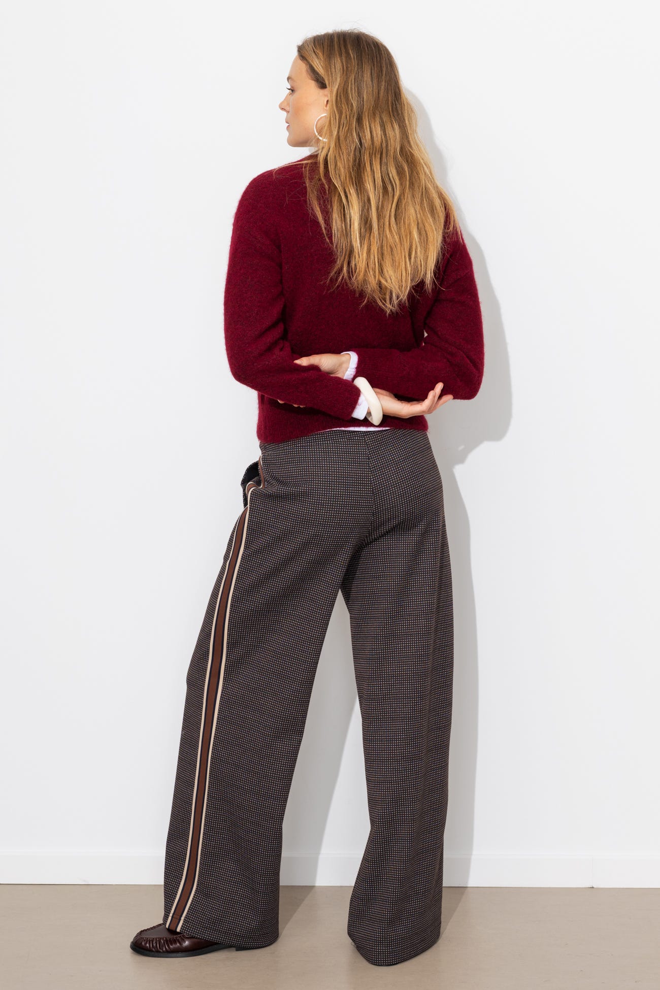Pull col rond Femme