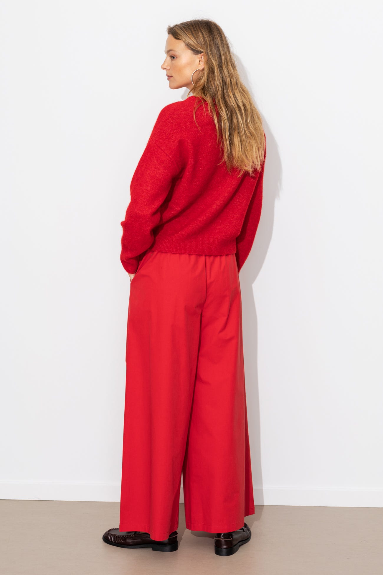 Pull col rond Femme