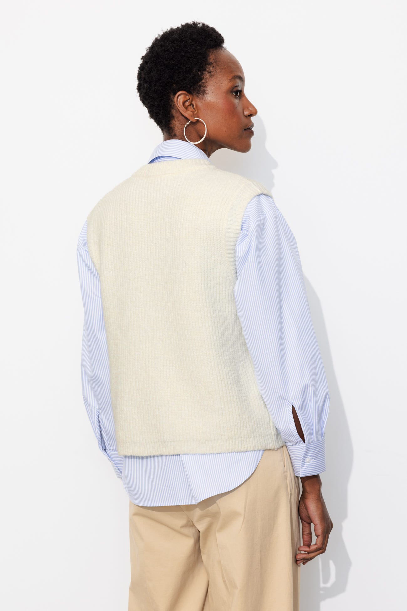 Gilet zippé sans manches