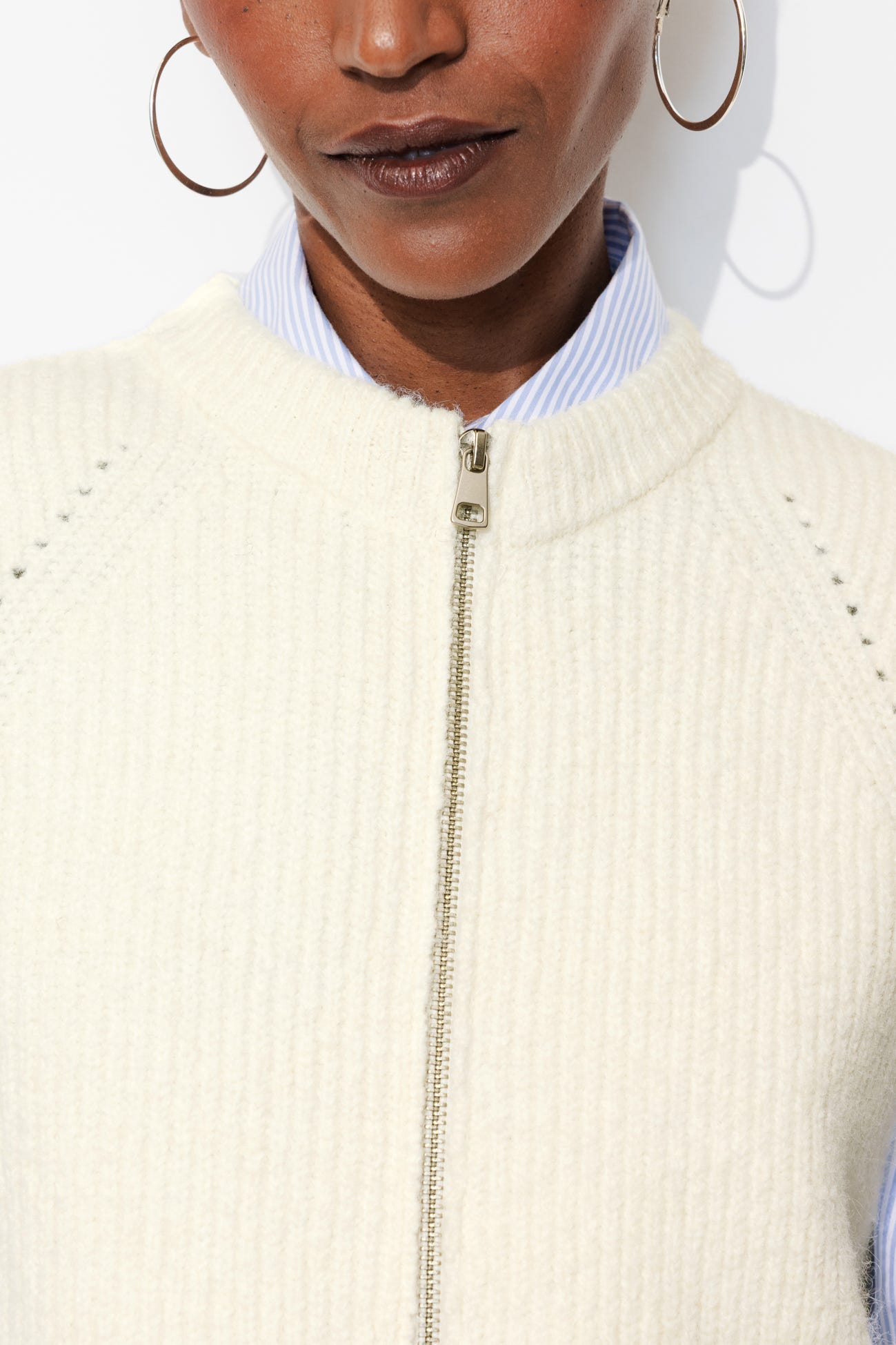 Gilet zippé sans manches