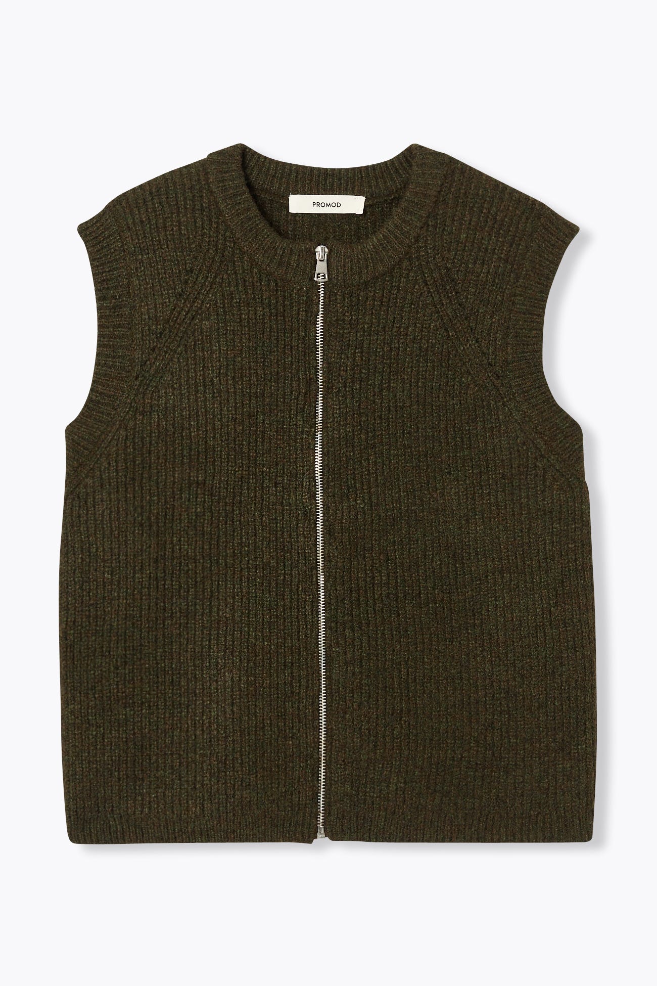 Gilet zippé sans manches