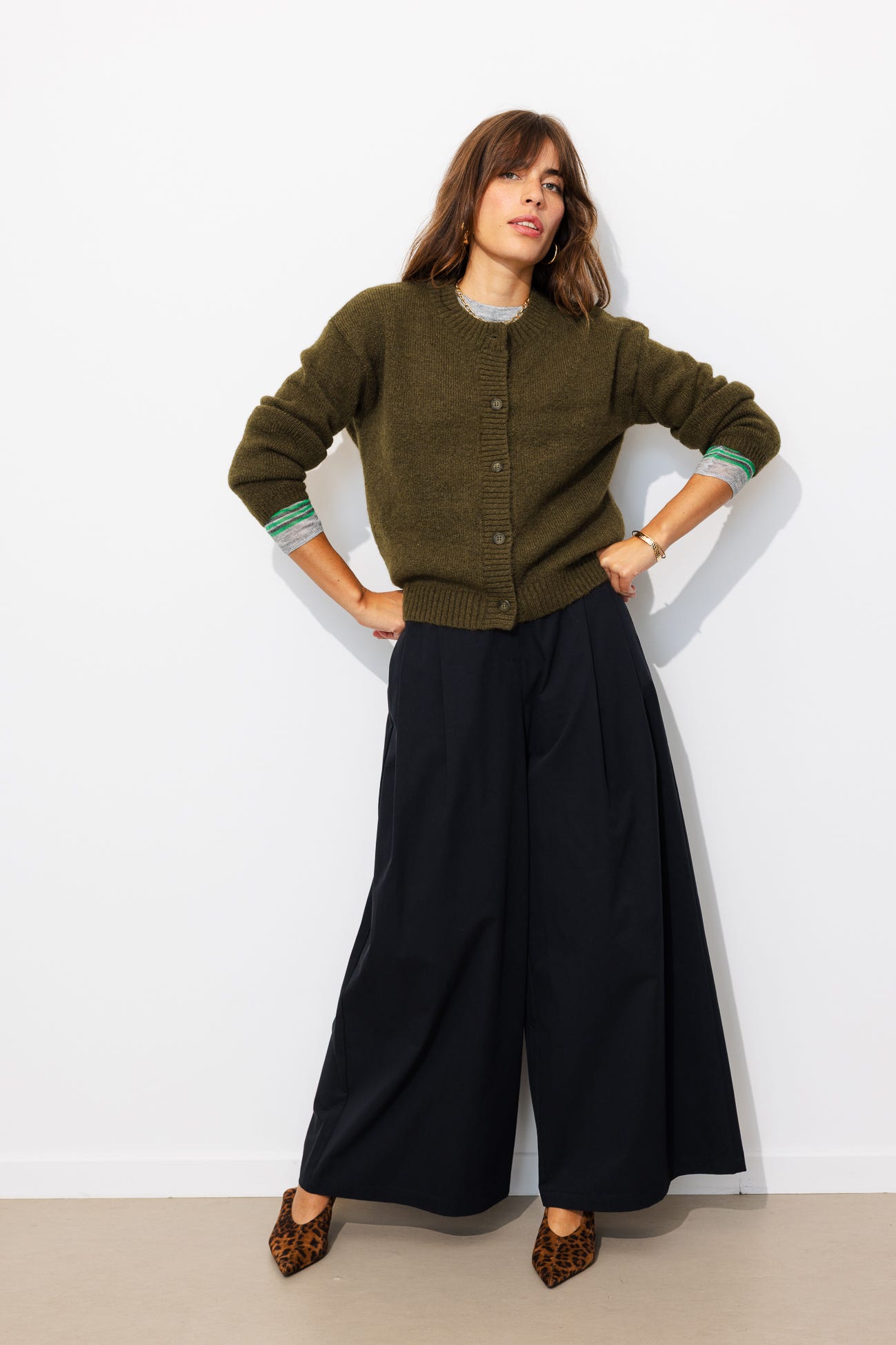 Cardigan col rond Femme