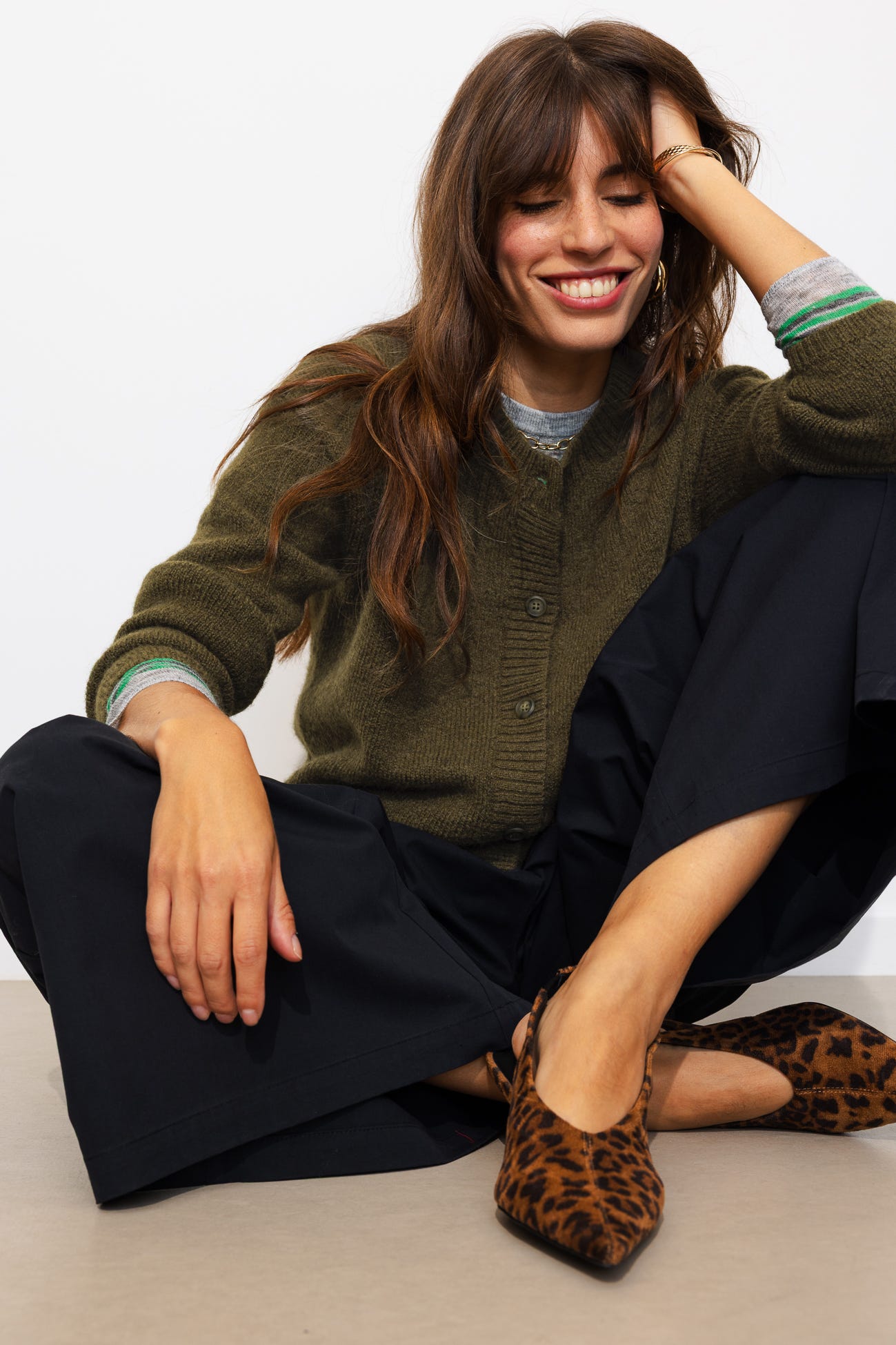 Cardigan col rond Femme