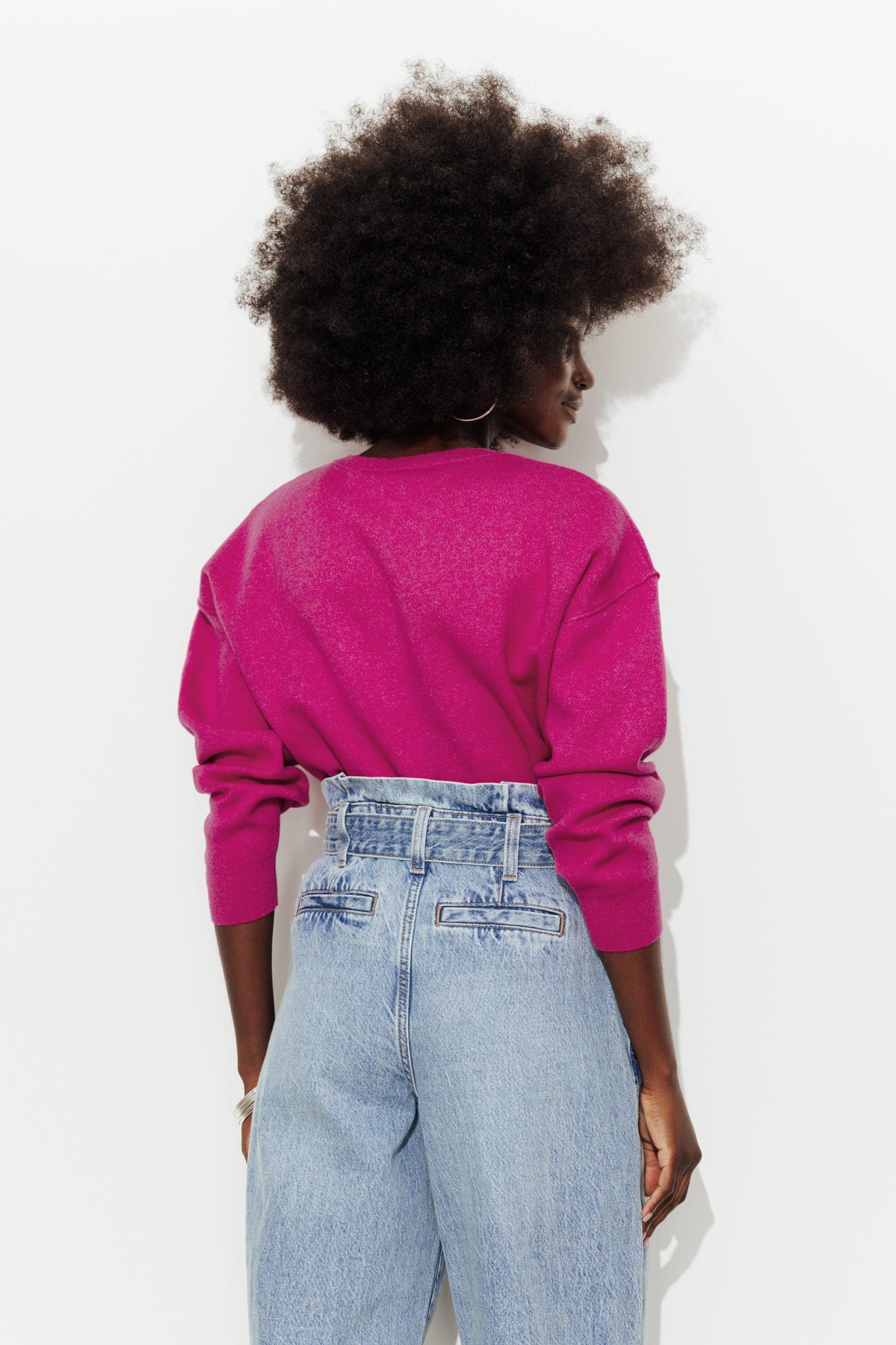 Pull en maille compacte Femme