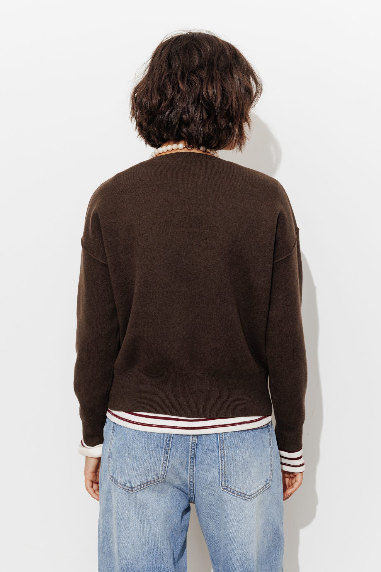 Pull en maille compacte Femme