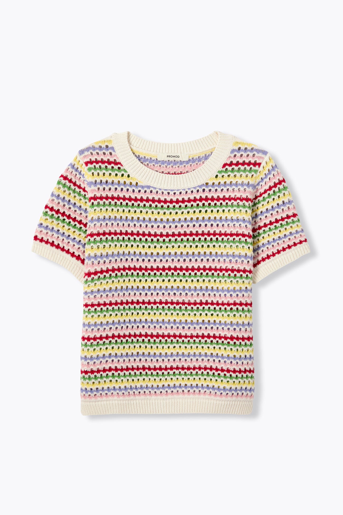 Pull rayé en crochet
