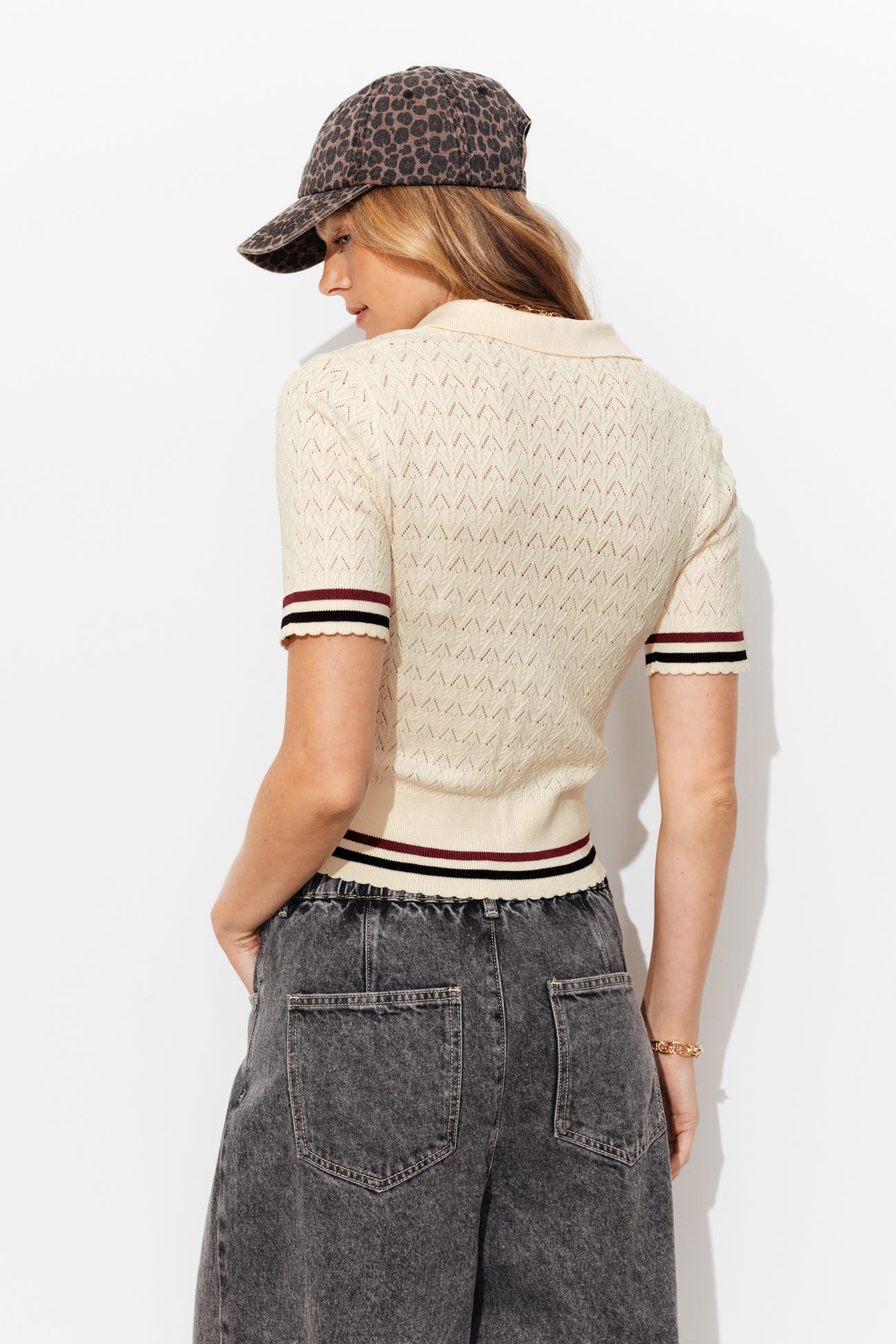 Jersey polo manga corta