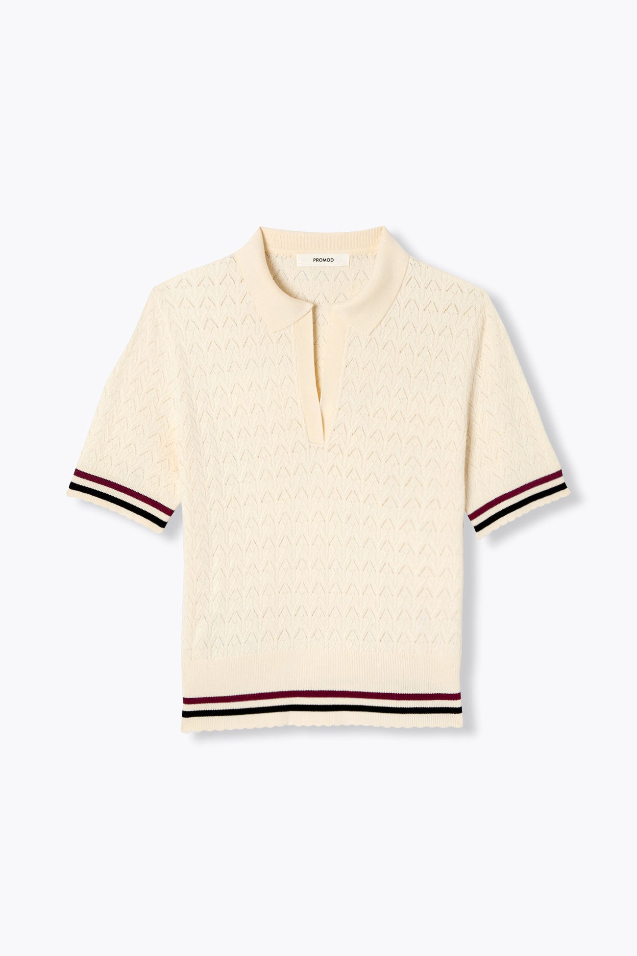 Jersey polo manga corta