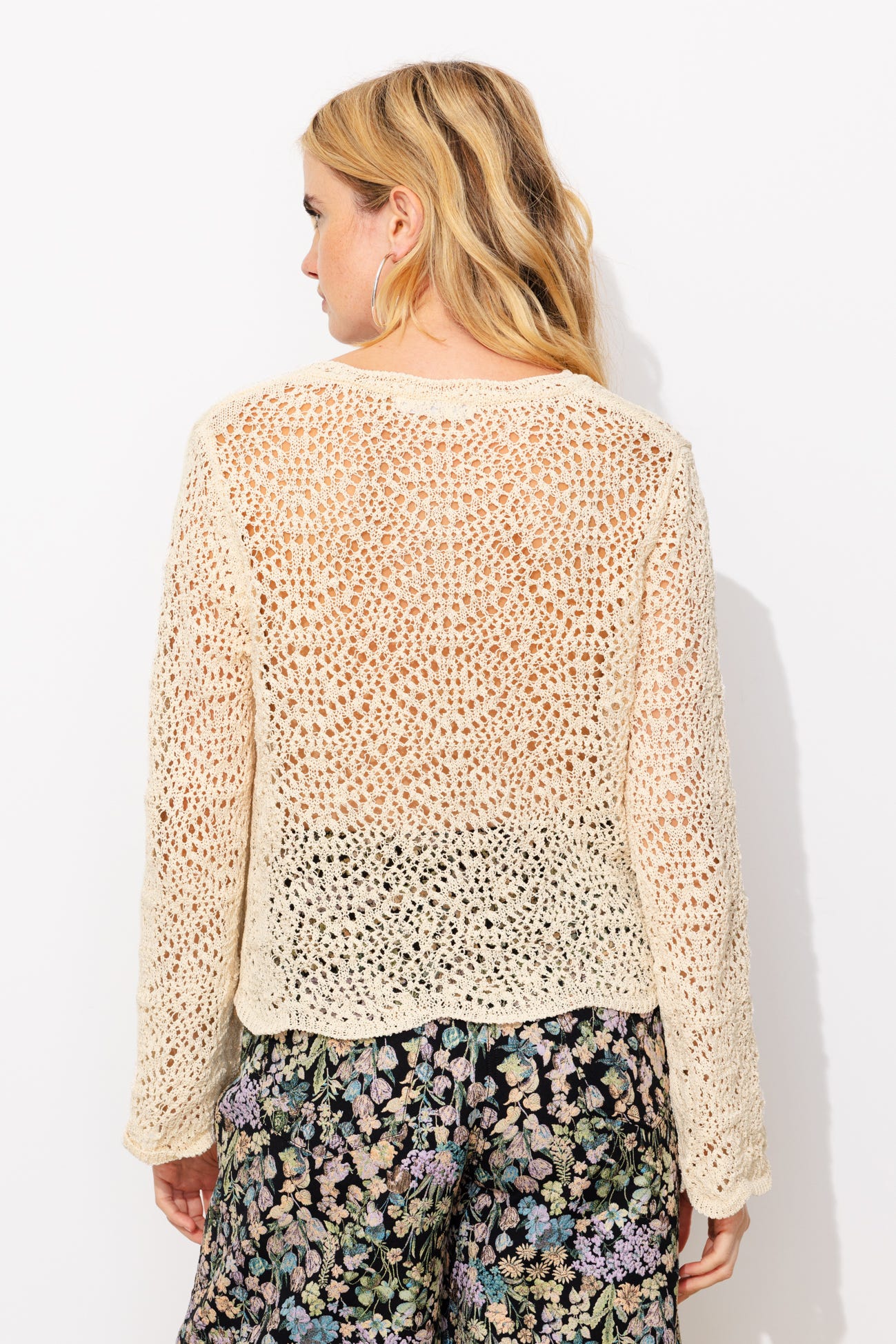 Cardigan court en crochet
