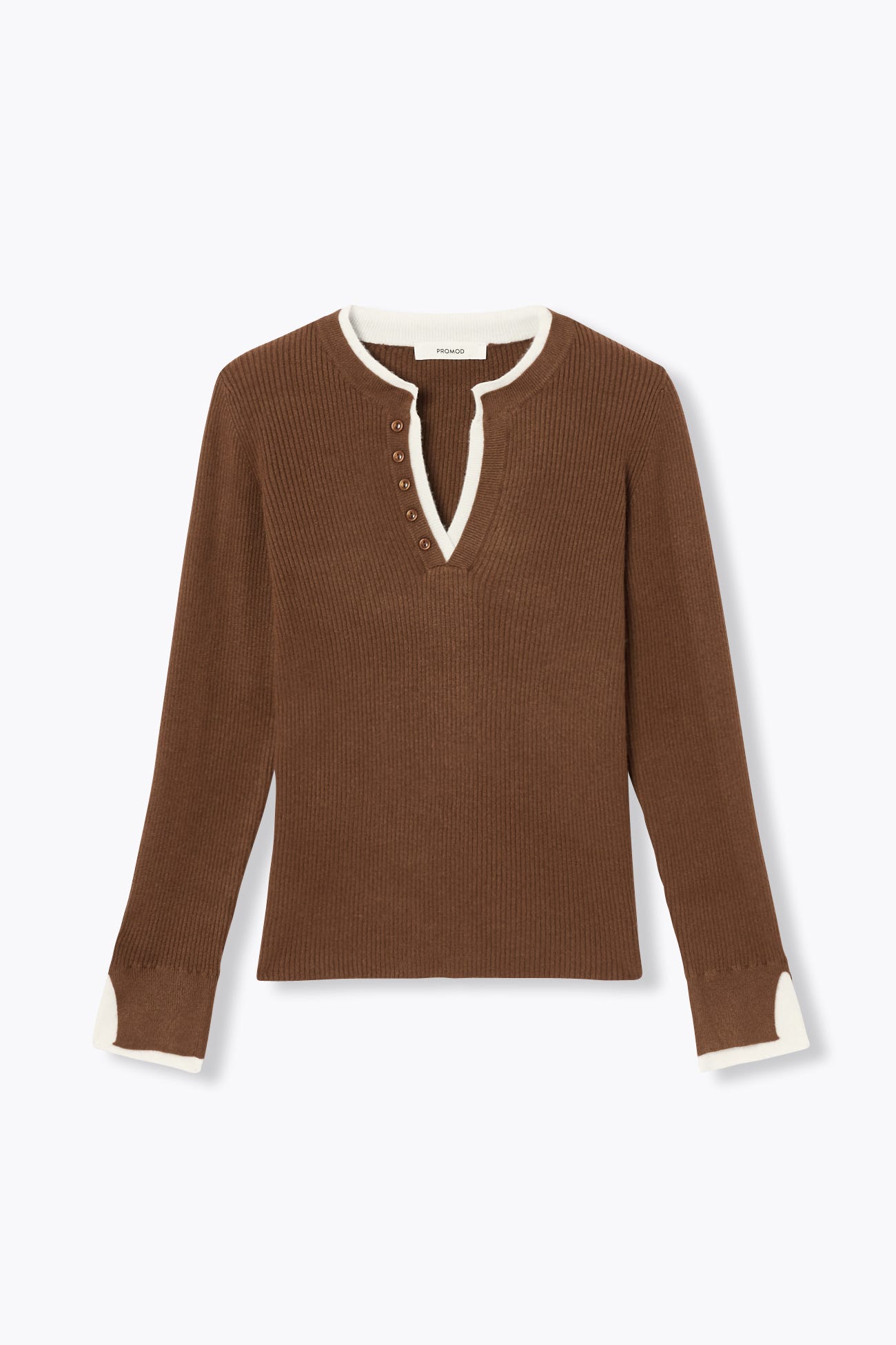 Ripp-Pullover im Lagenlook