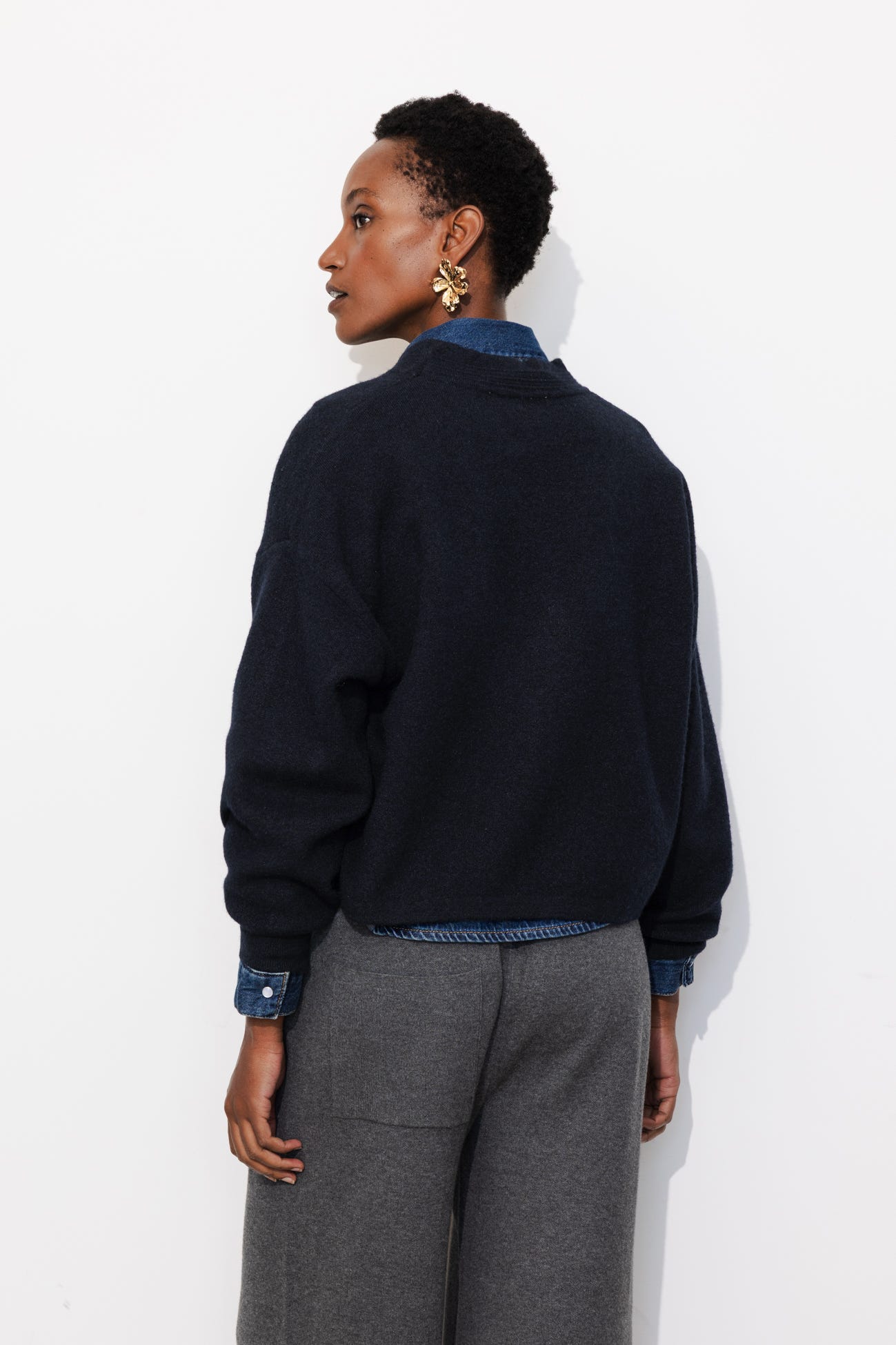 Cardigan mit V-Ausschnitt