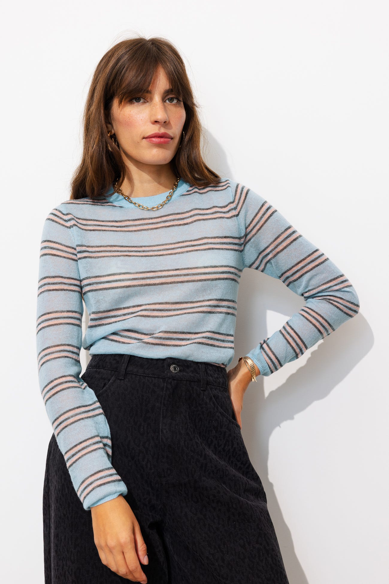 Pull avec laine et alpaga