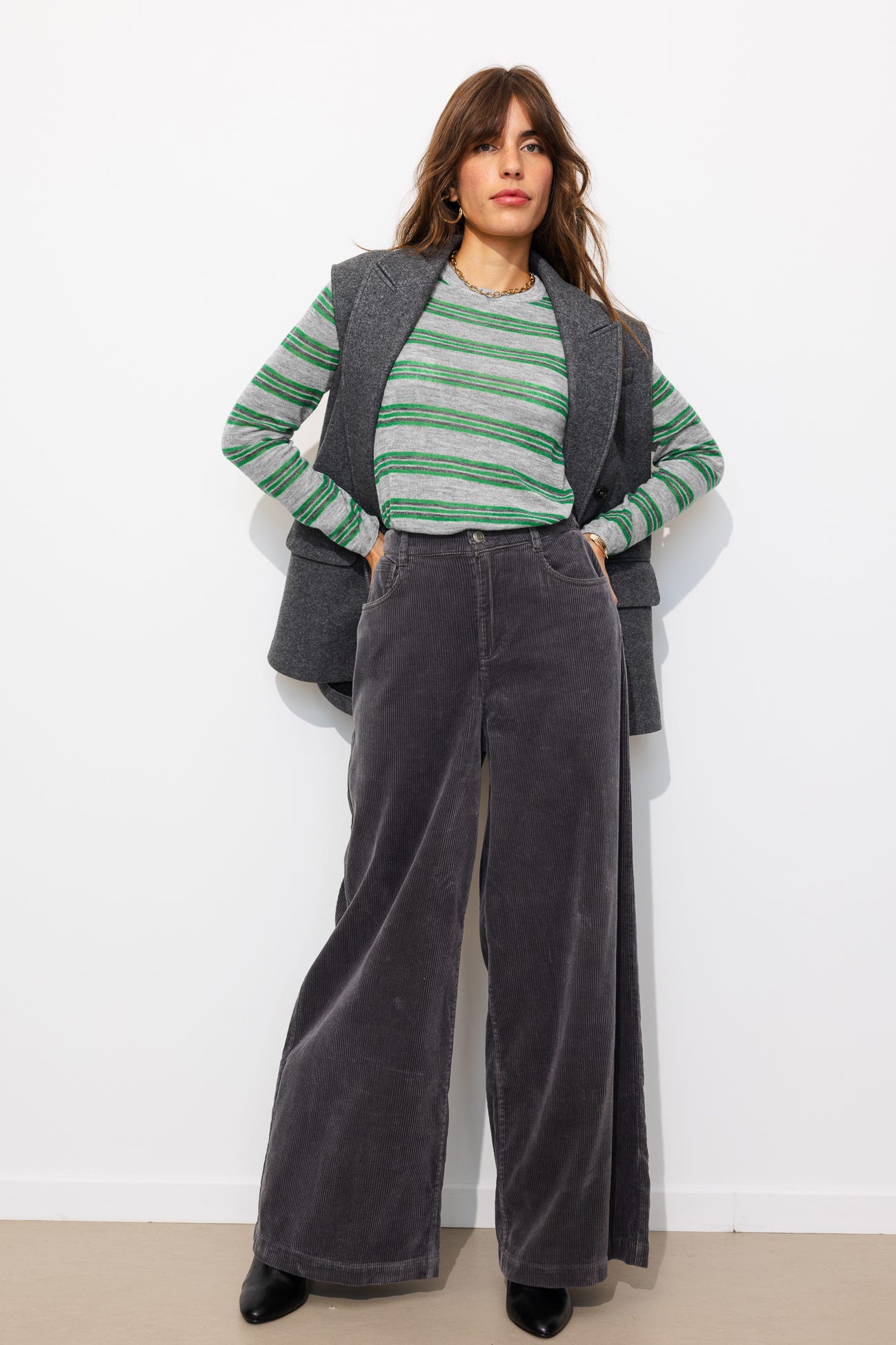 Jumper with wool and alpaca