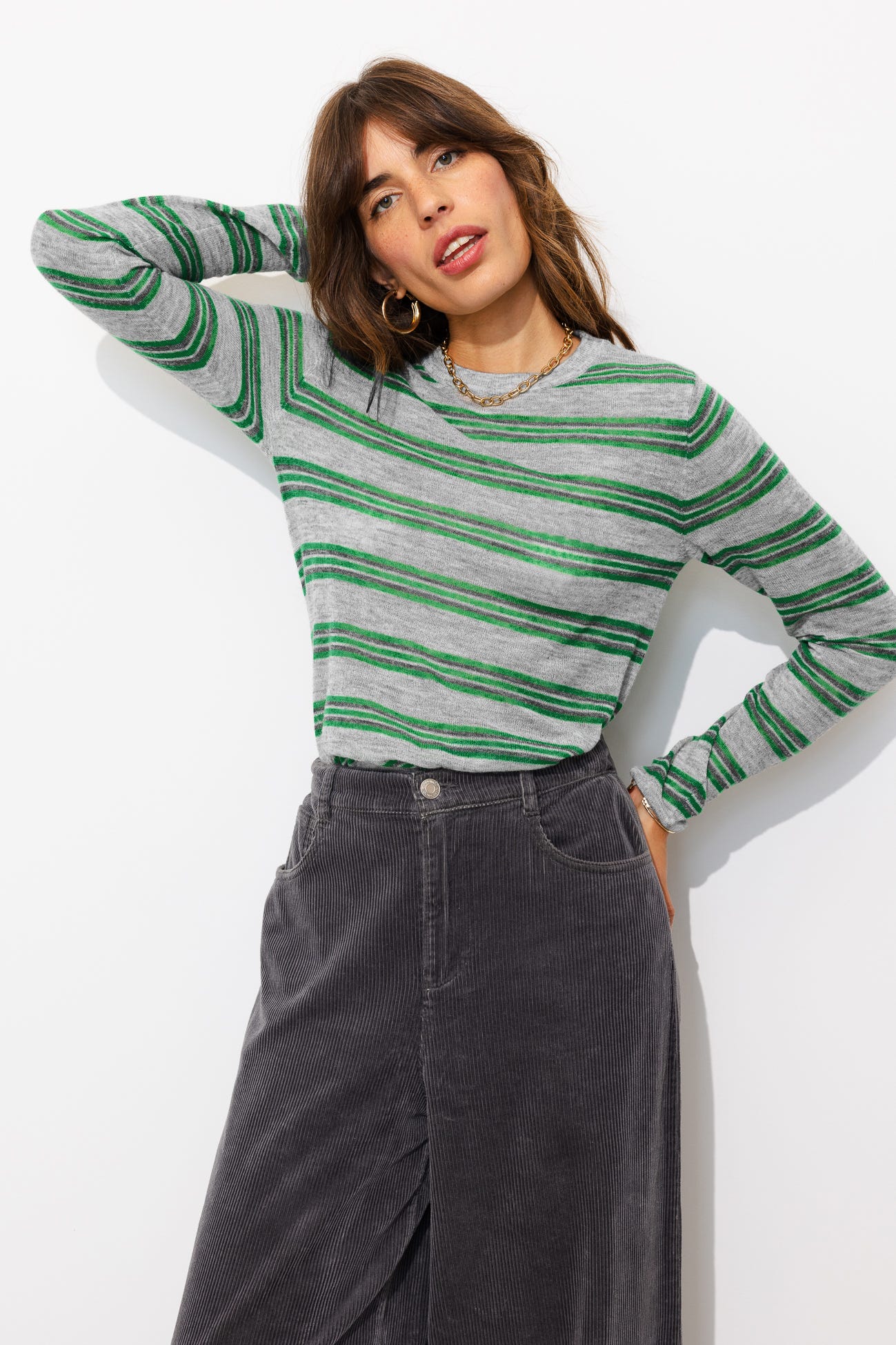 Pull avec laine et alpaga