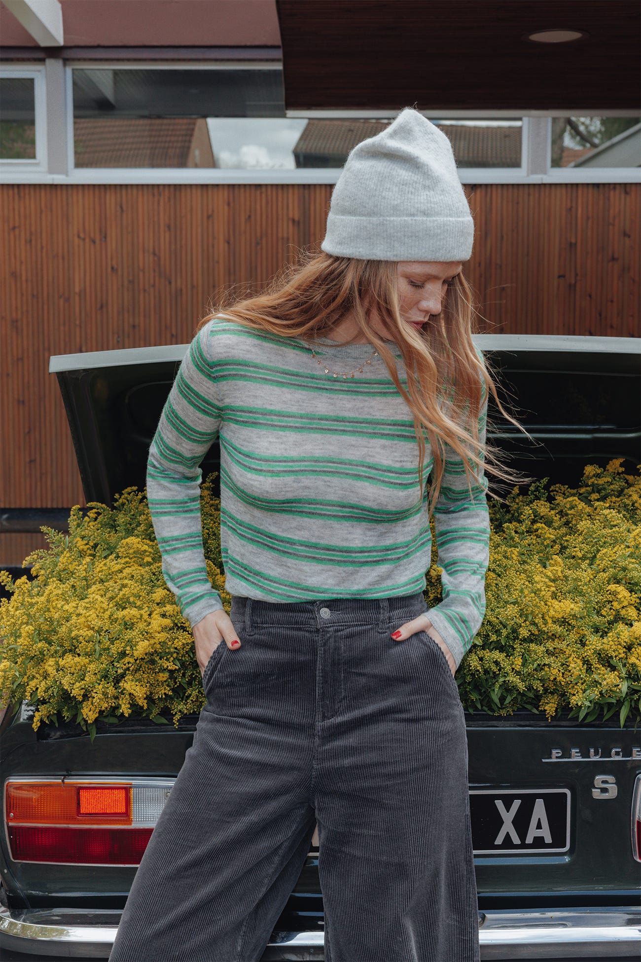 Pullover mit Wolle und Alpaka