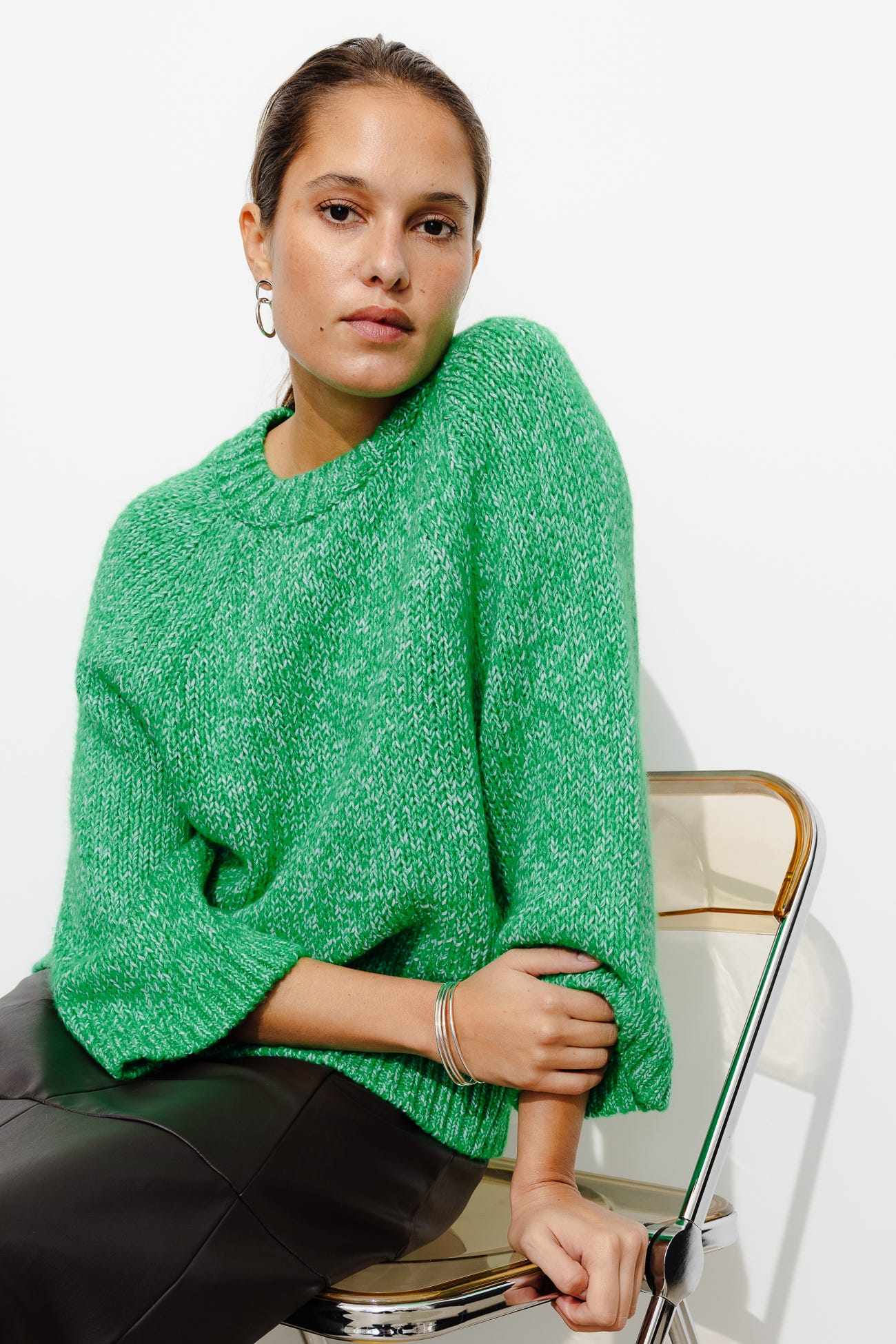 Pullover mit 3/4-Ärmeln