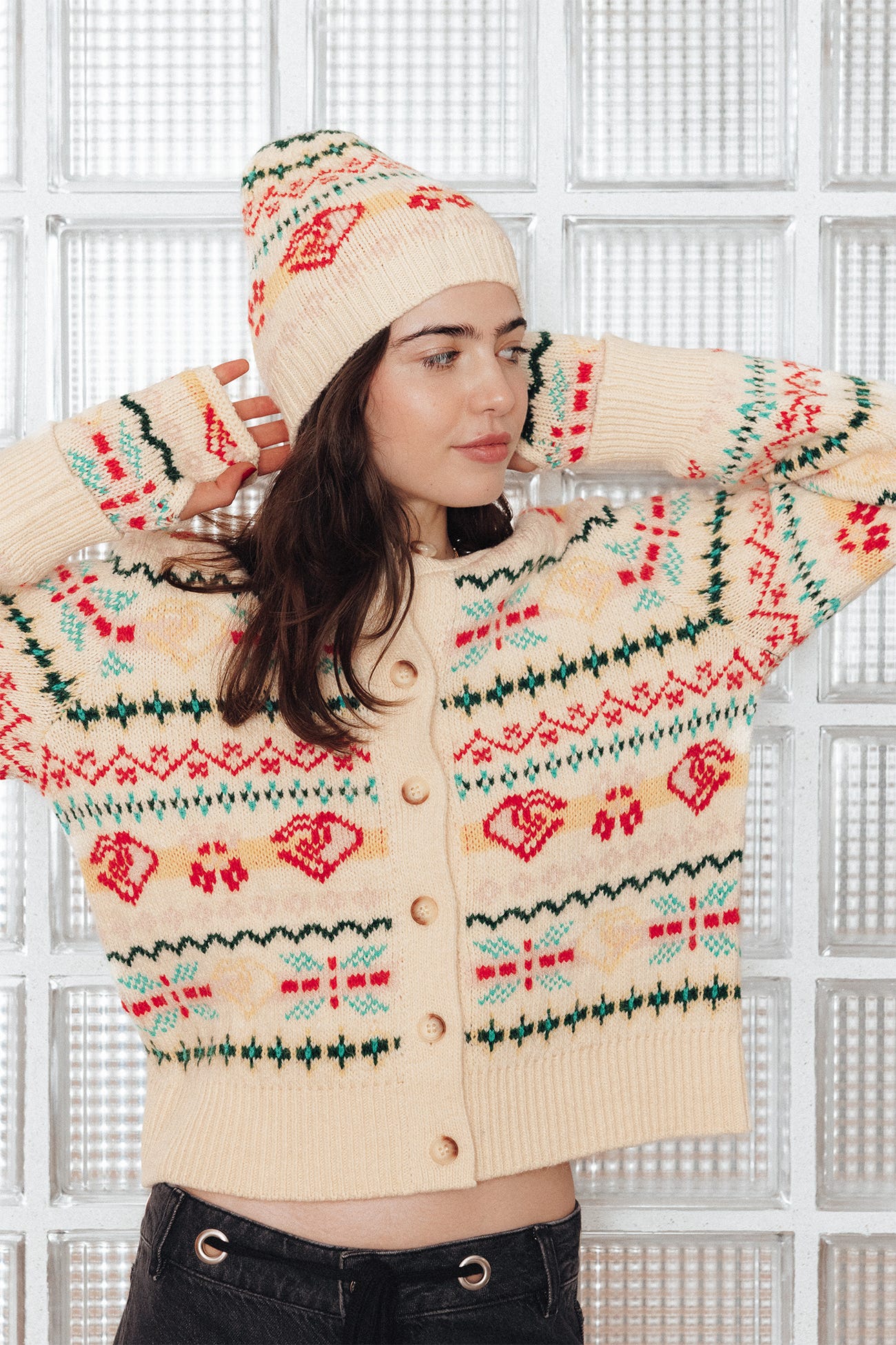 Cardigan en jacquard ROYALTIES