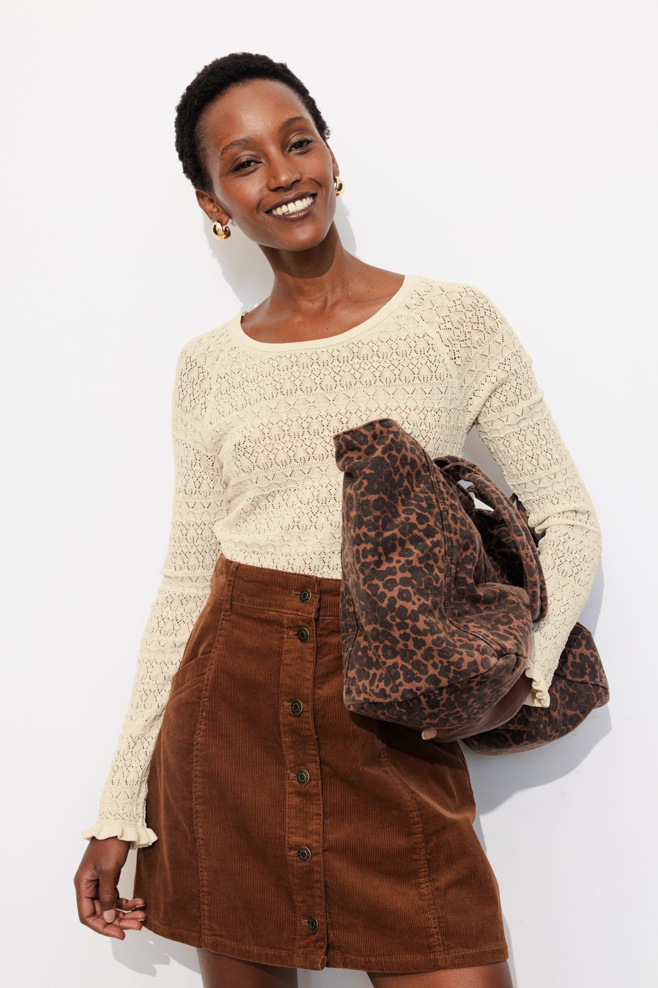 Pull en maille dentelle Femme