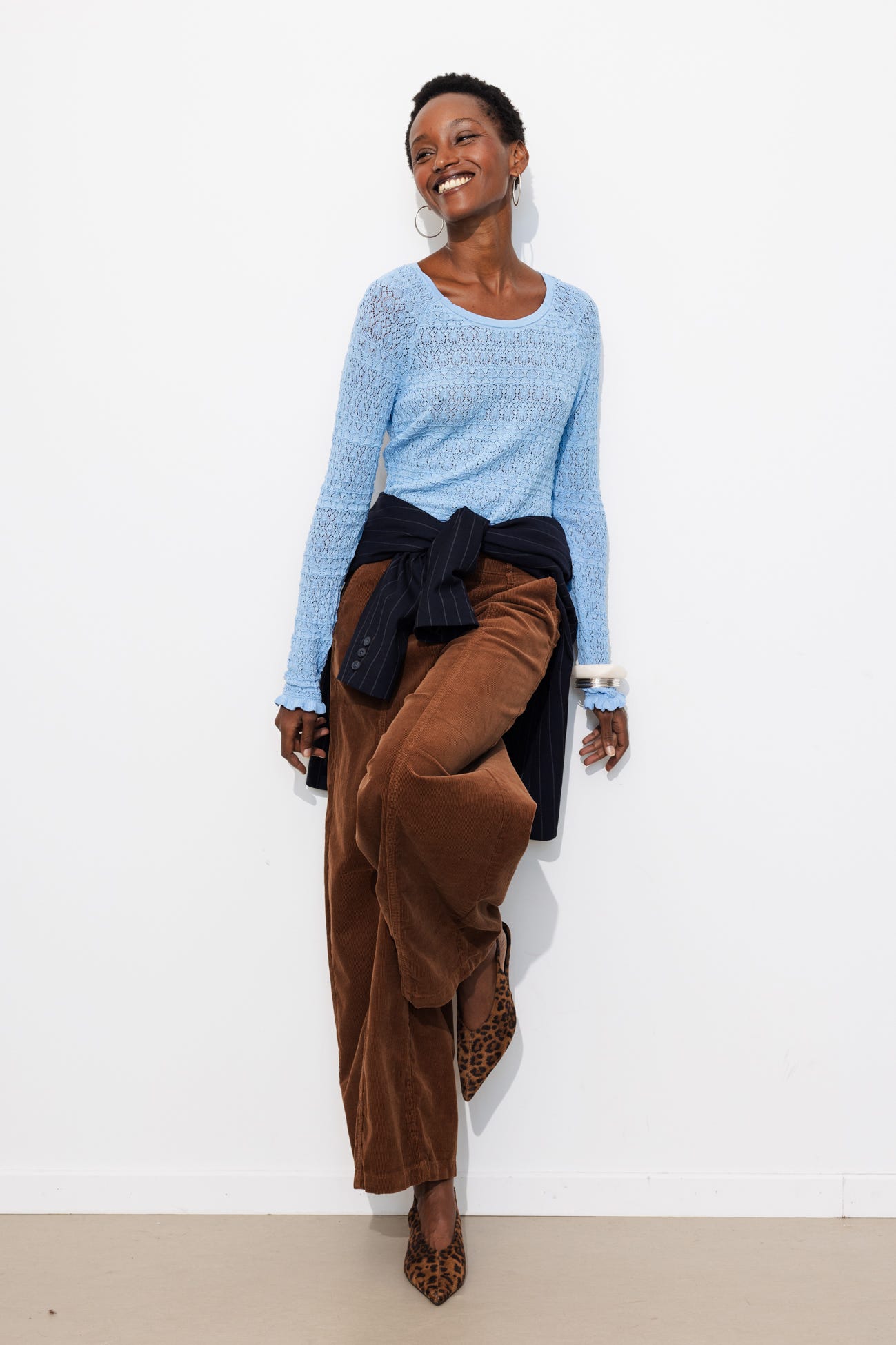 Pull en maille dentelle Femme