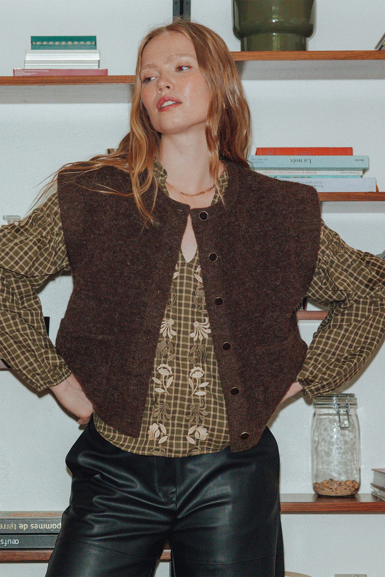 Cardigan sans manches Femme