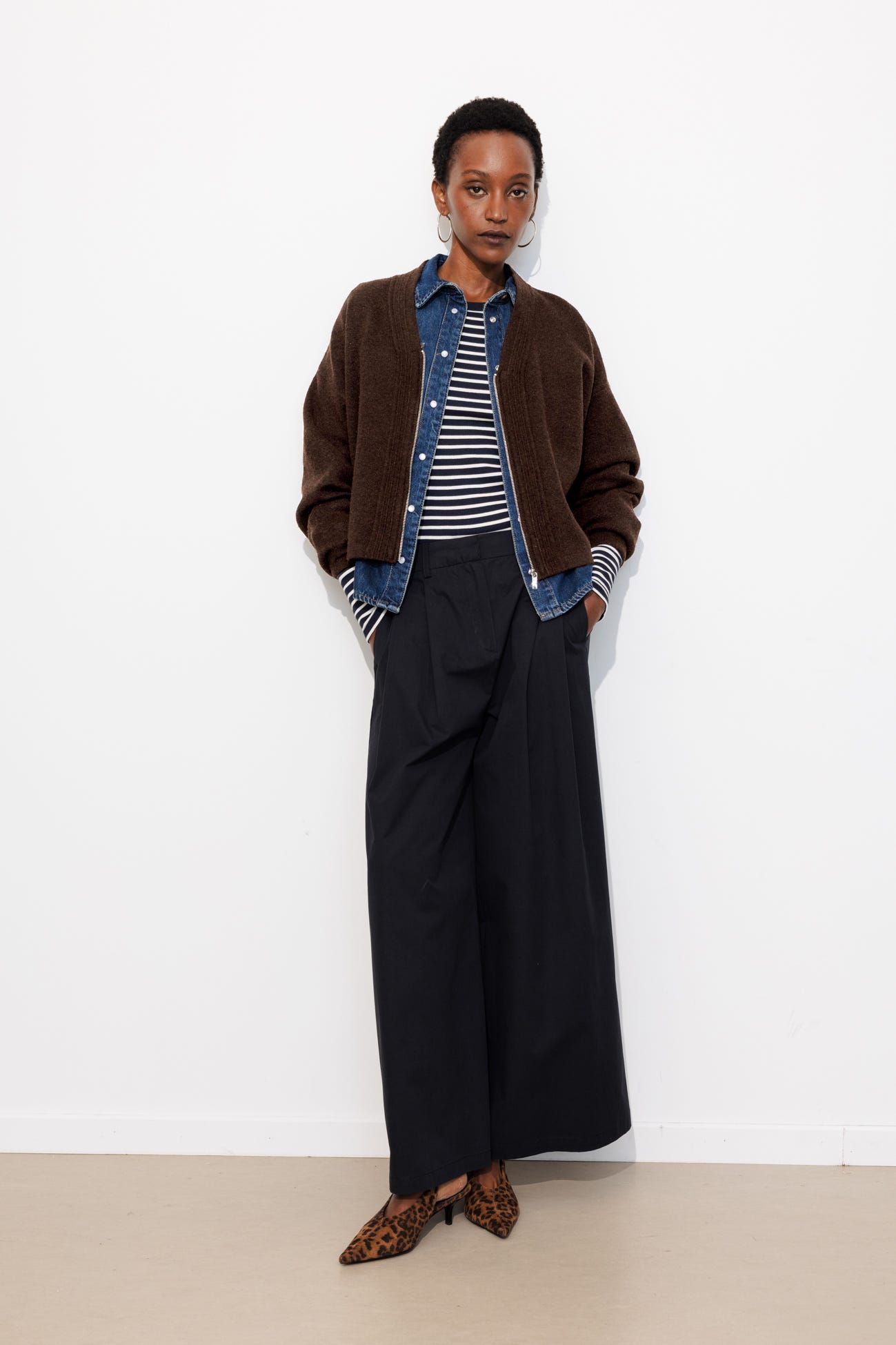 Cardigan mit V-Ausschnitt