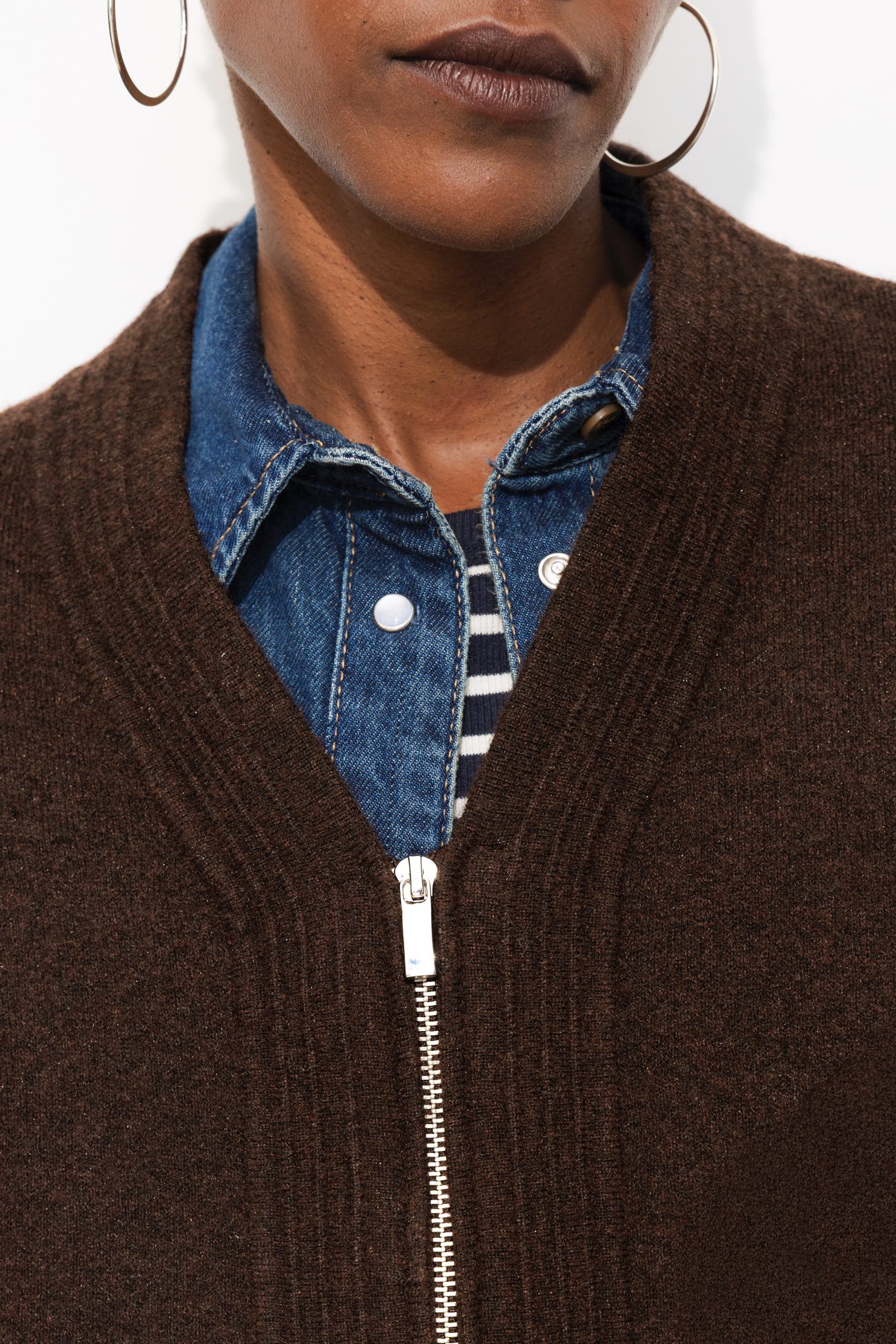 Cardigan mit V-Ausschnitt