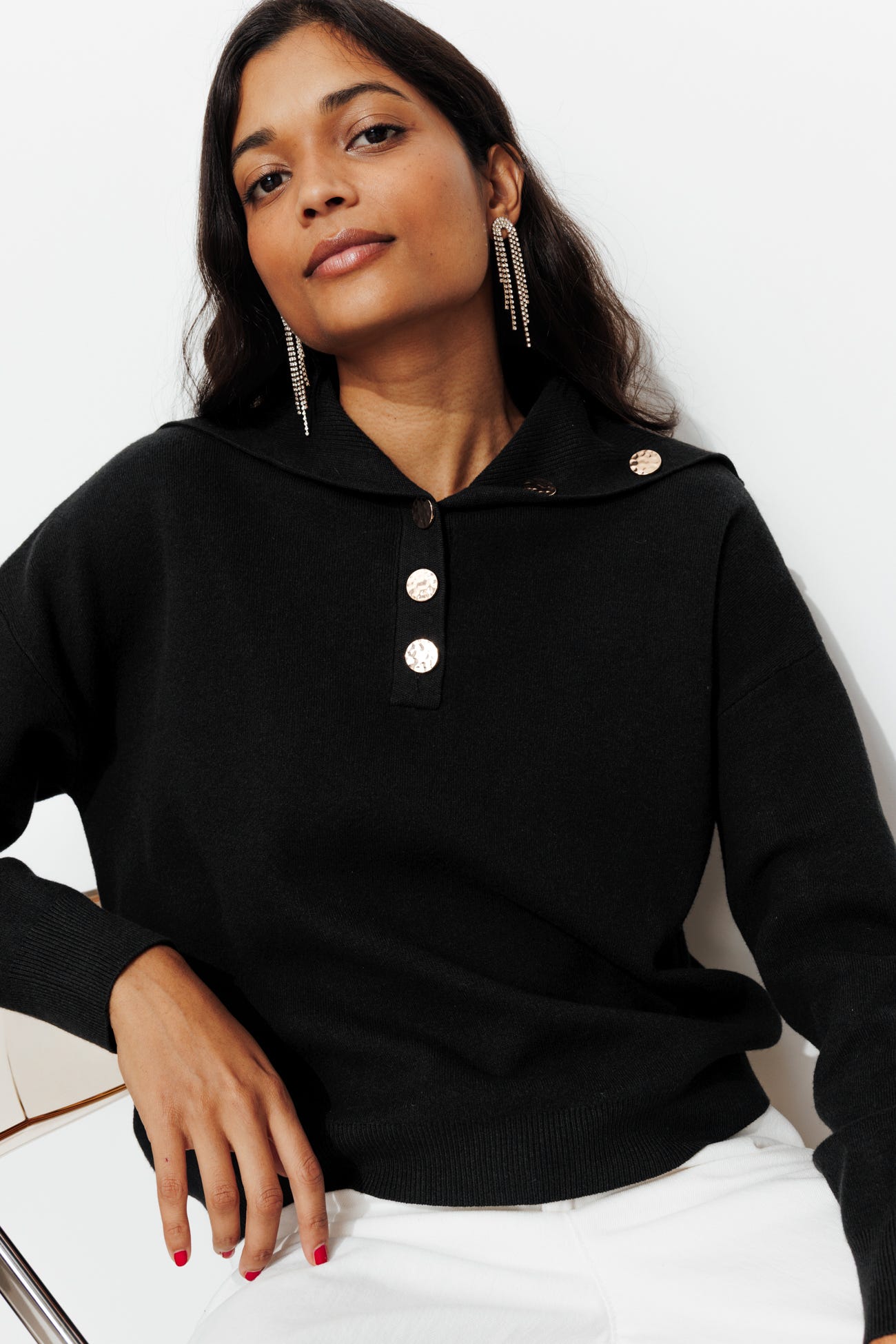 Pull à col marin Femme