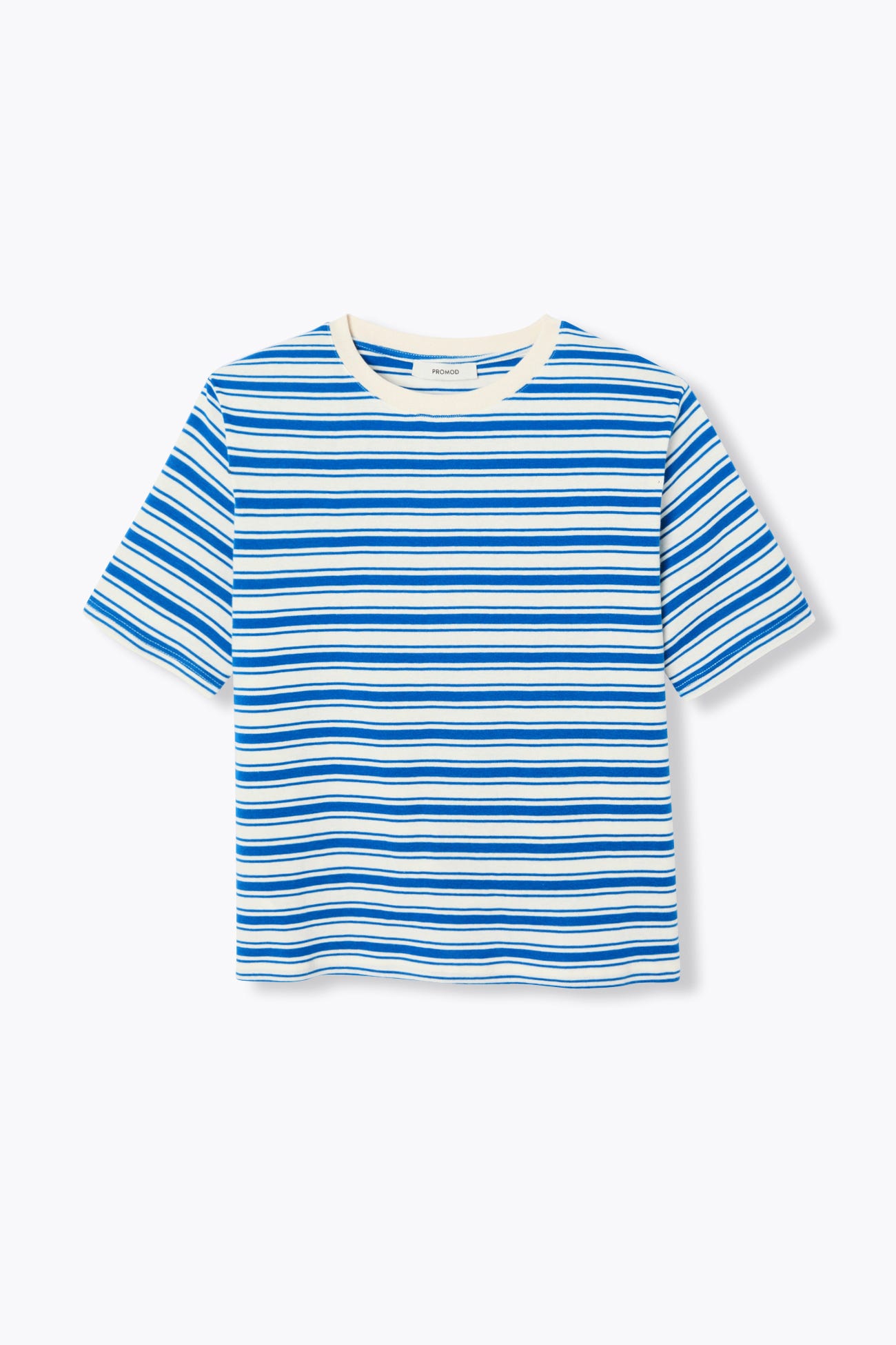 T-shirt rayé en jersey Femme