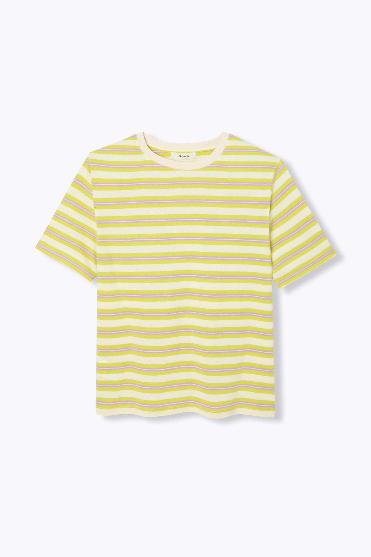 T-shirt rayé en jersey Femme