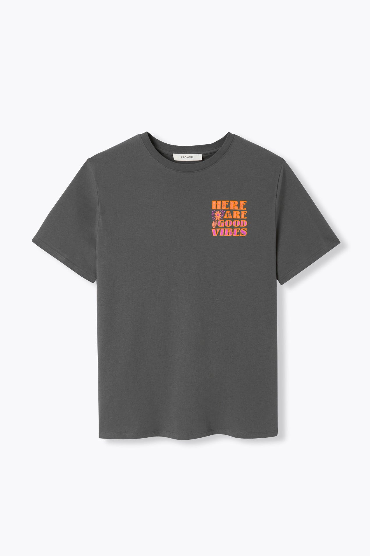 T-shirt à message good vibes