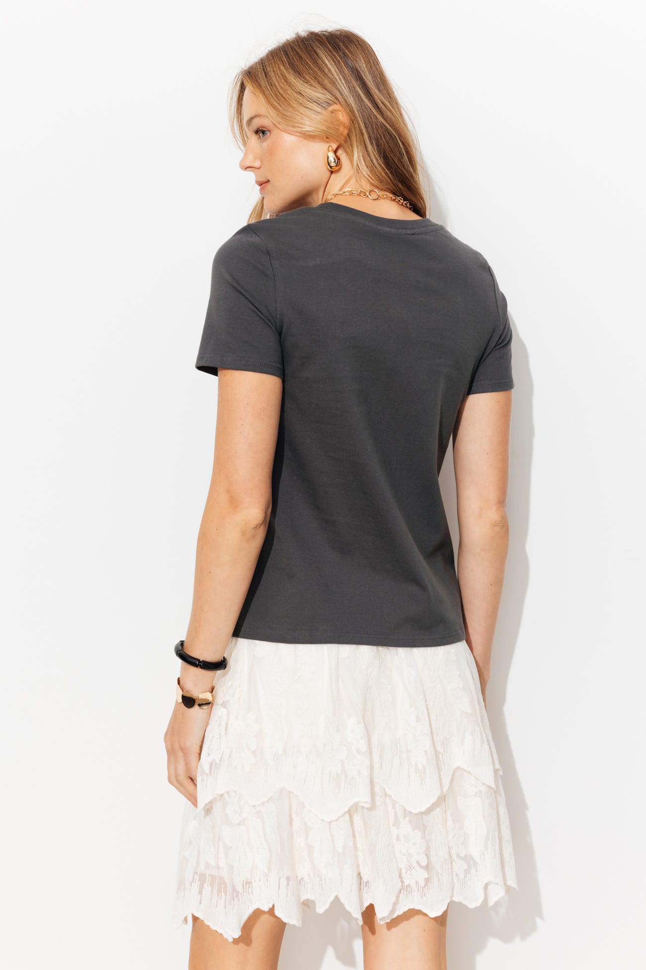 T-shirt à motif tigre Femme