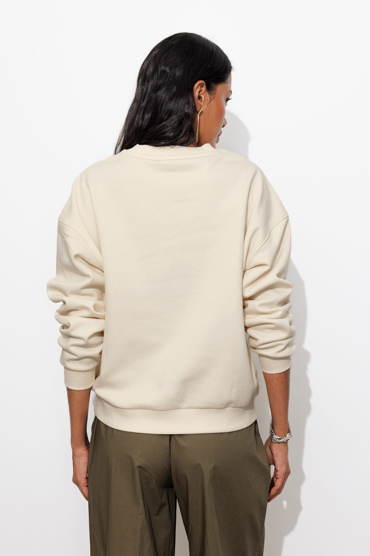 Sweat-shirt à message Femme
